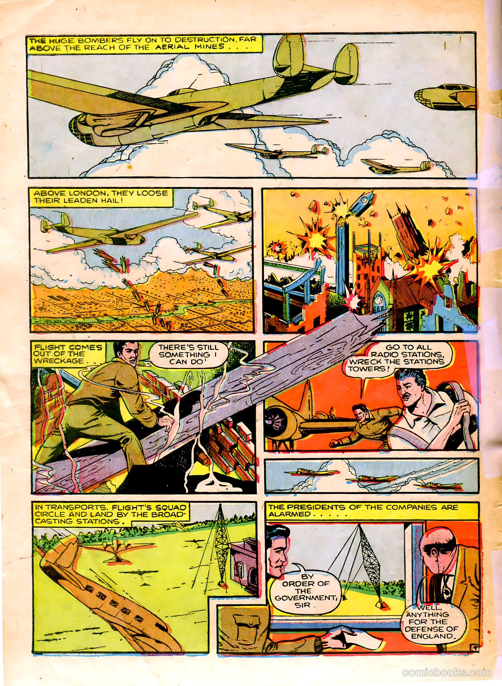 Captain Flight Comics #8 (1945) — page 6 of 52