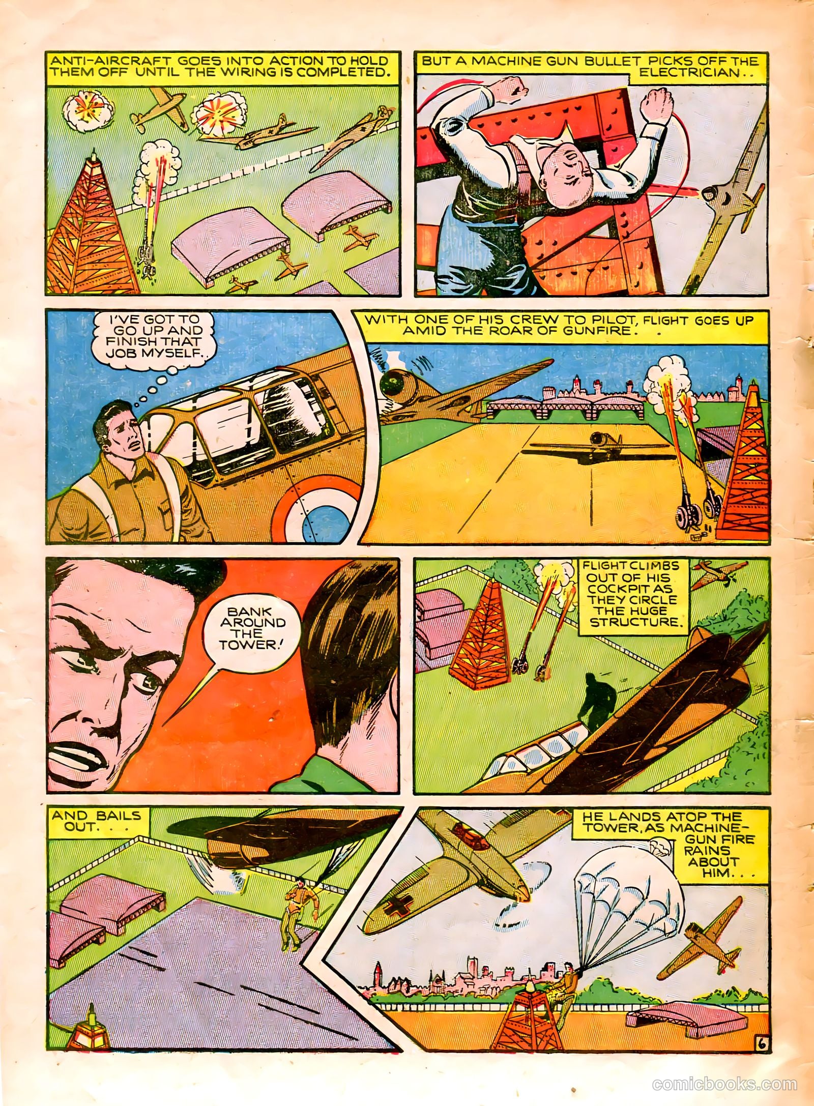 Captain Flight Comics #8 (1945) — page 8 of 52