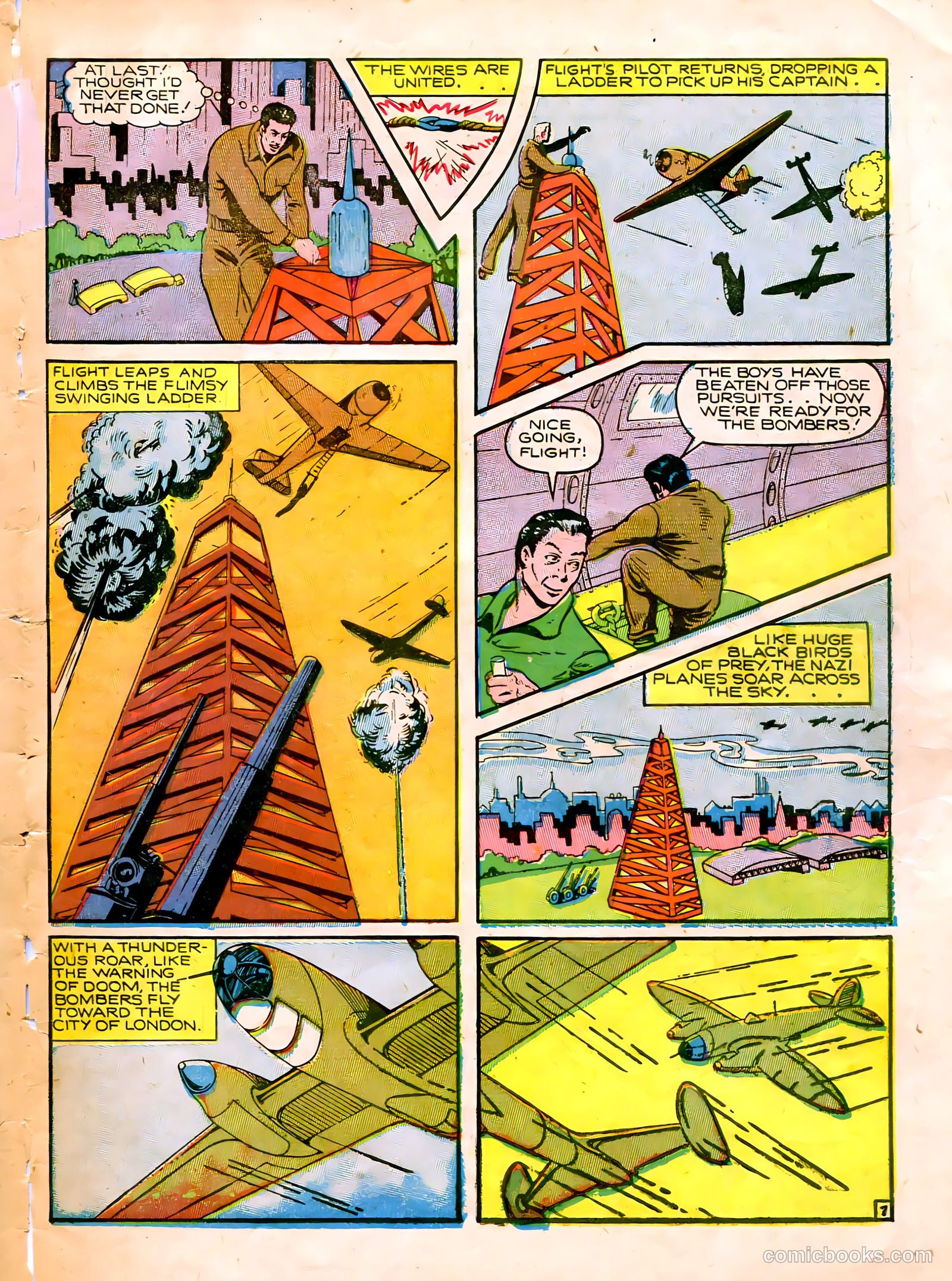 Captain Flight Comics #8 (1945) — page 9 of 52