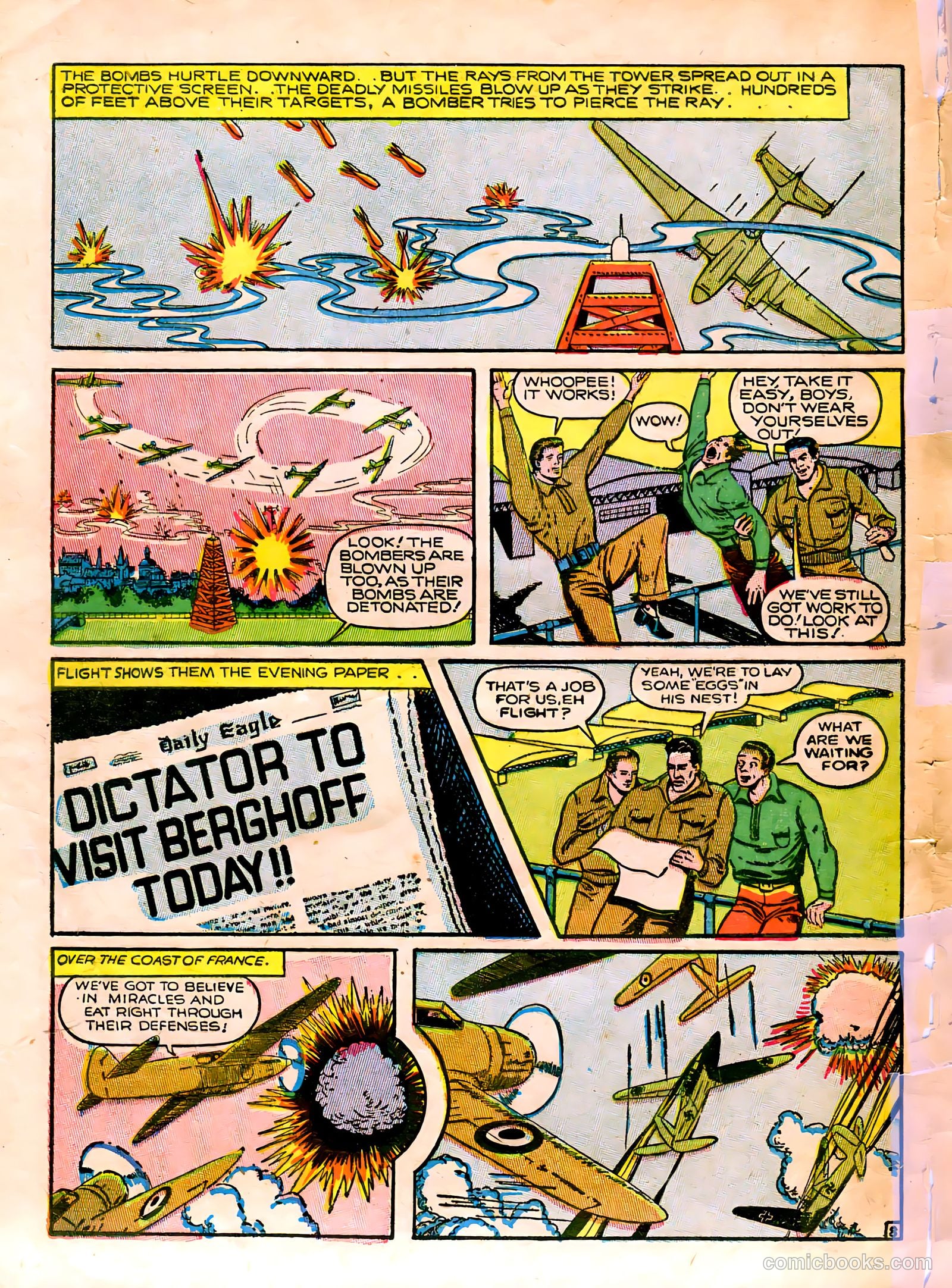 Captain Flight Comics #8 (1945) — page 10 of 52