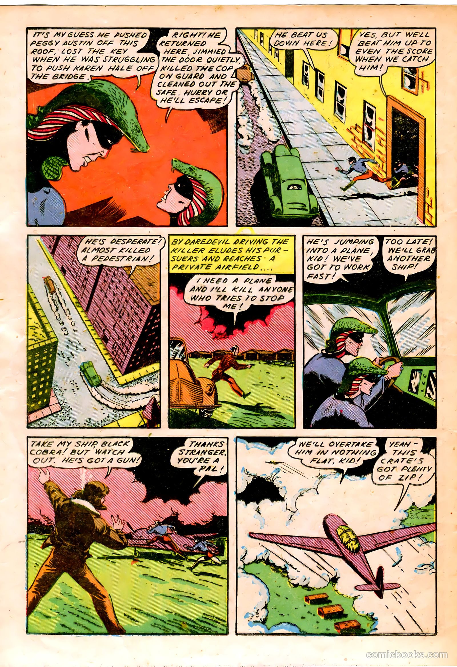 Captain Flight Comics #8 (1945) — page 18 of 52