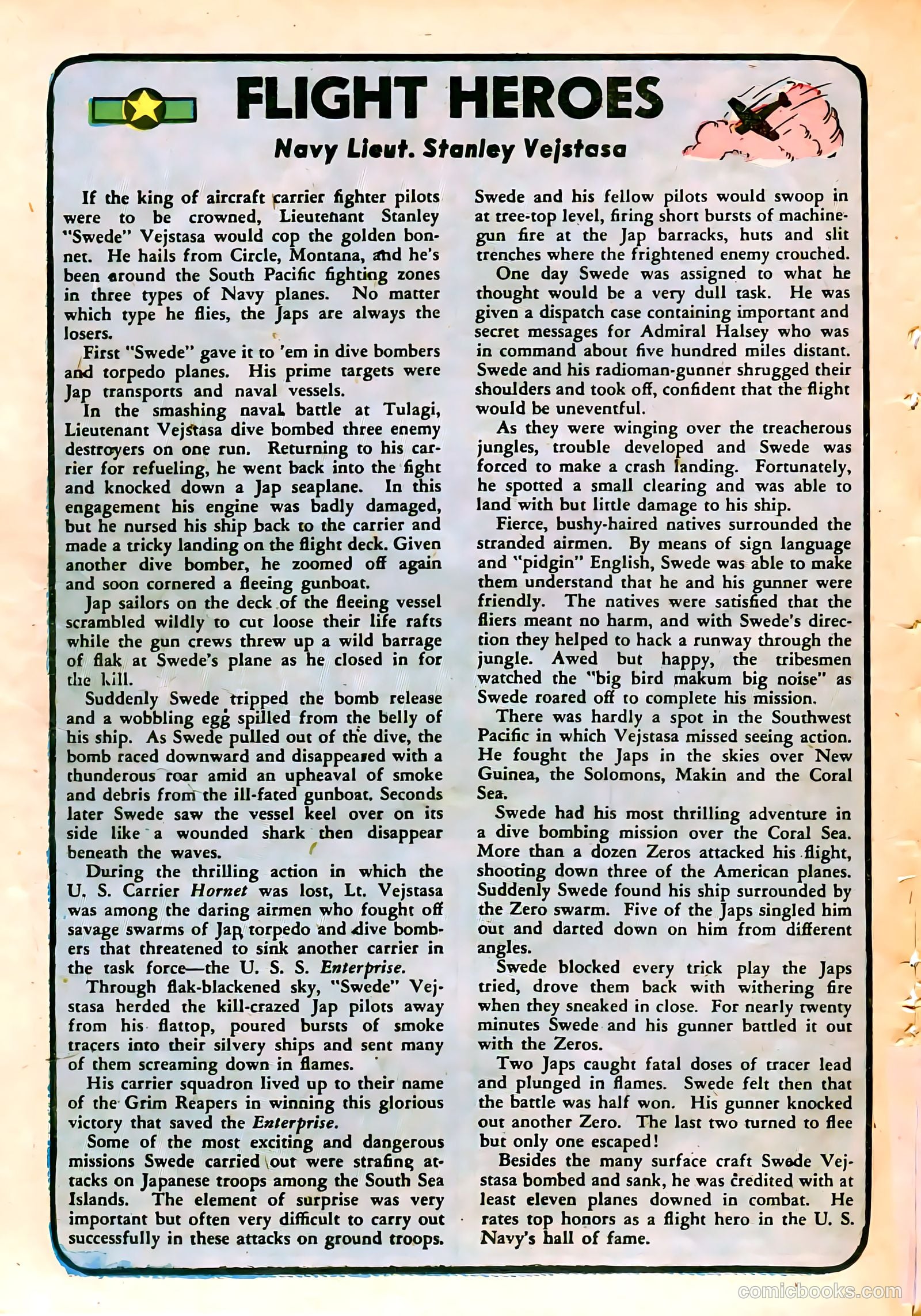 Captain Flight Comics #8 (1945) — page 20 of 52