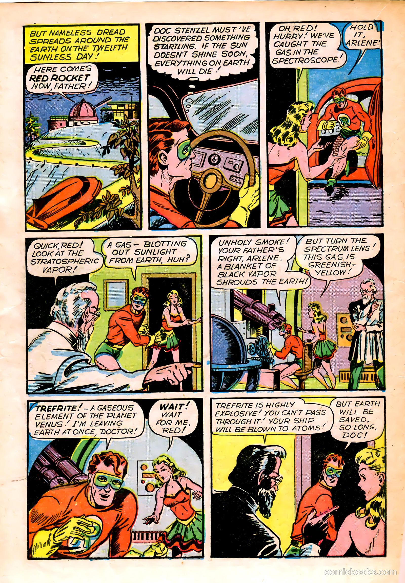 Captain Flight Comics #8 (1945) — page 22 of 52