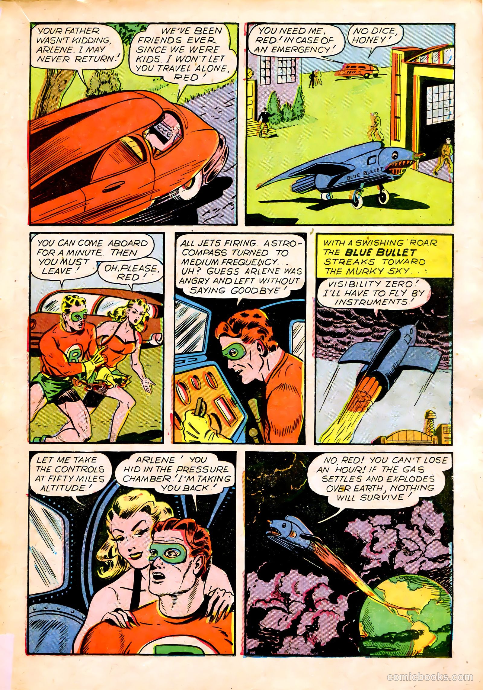 Captain Flight Comics #8 (1945) — page 23 of 52