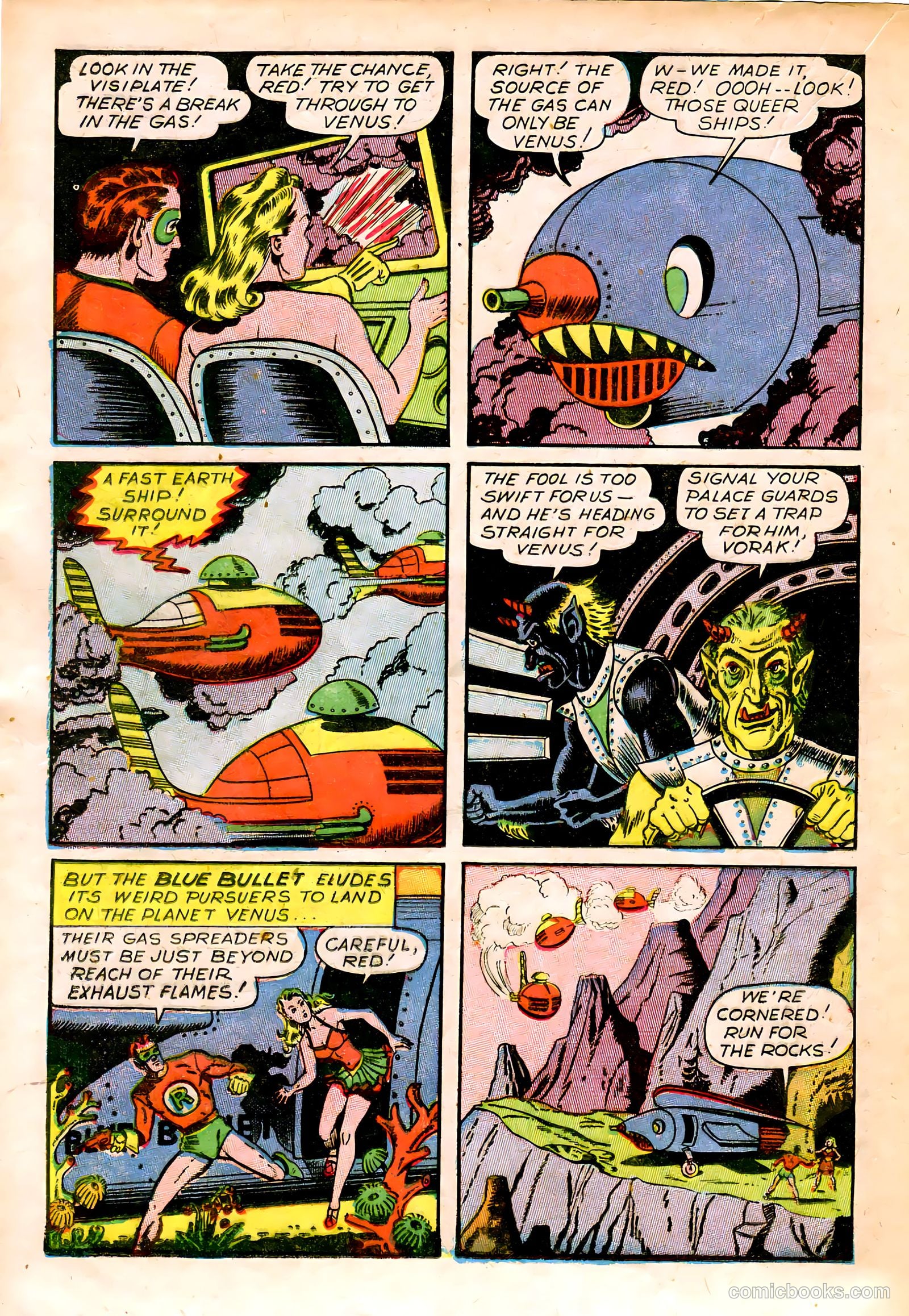 Captain Flight Comics #8 (1945) — page 24 of 52