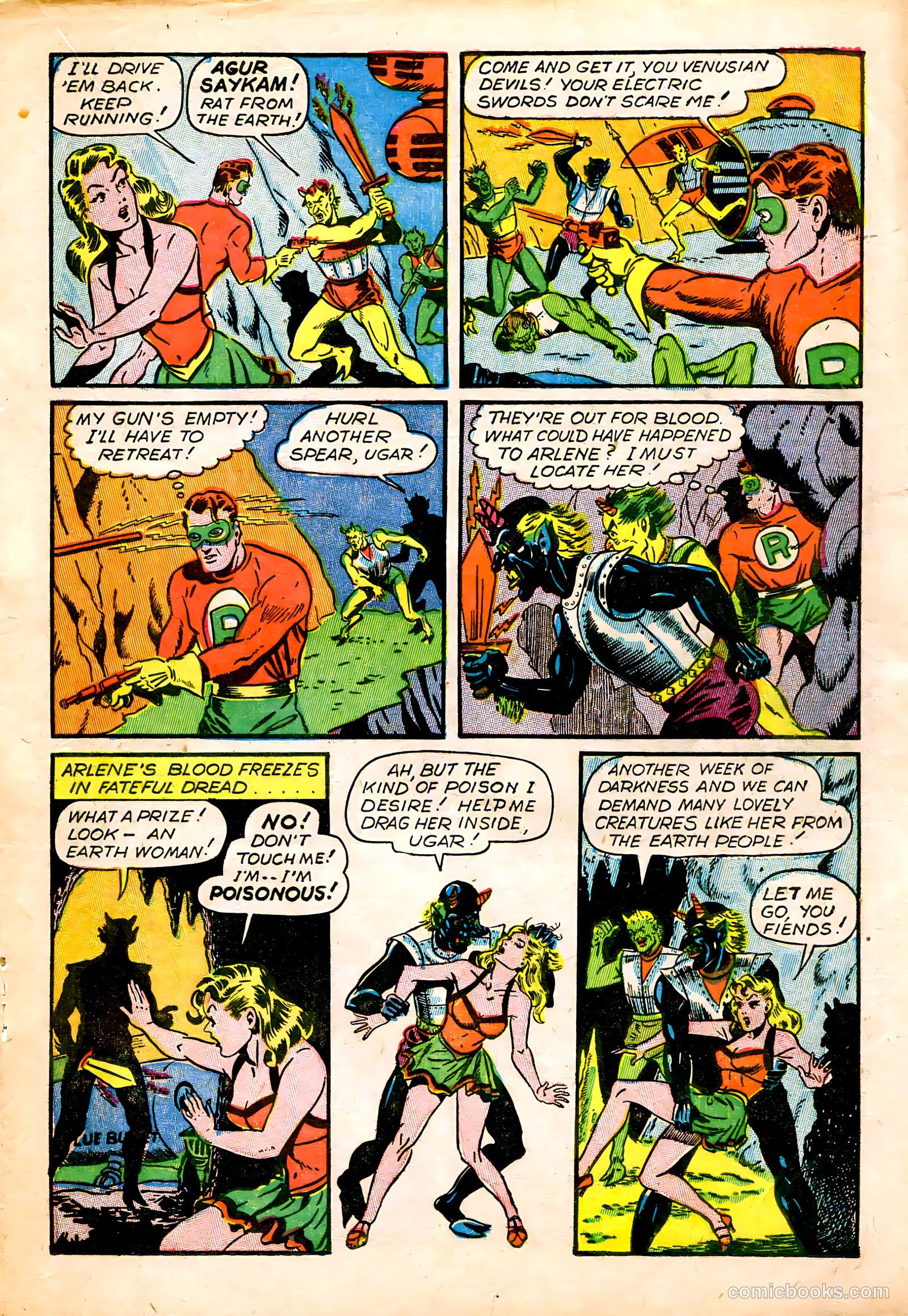 Captain Flight Comics #8 (1945) — page 25 of 52