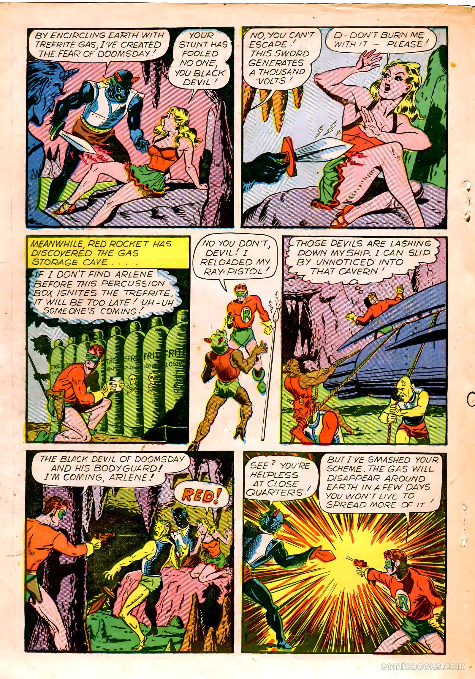 Captain Flight Comics #8 (1945) — page 26 of 52