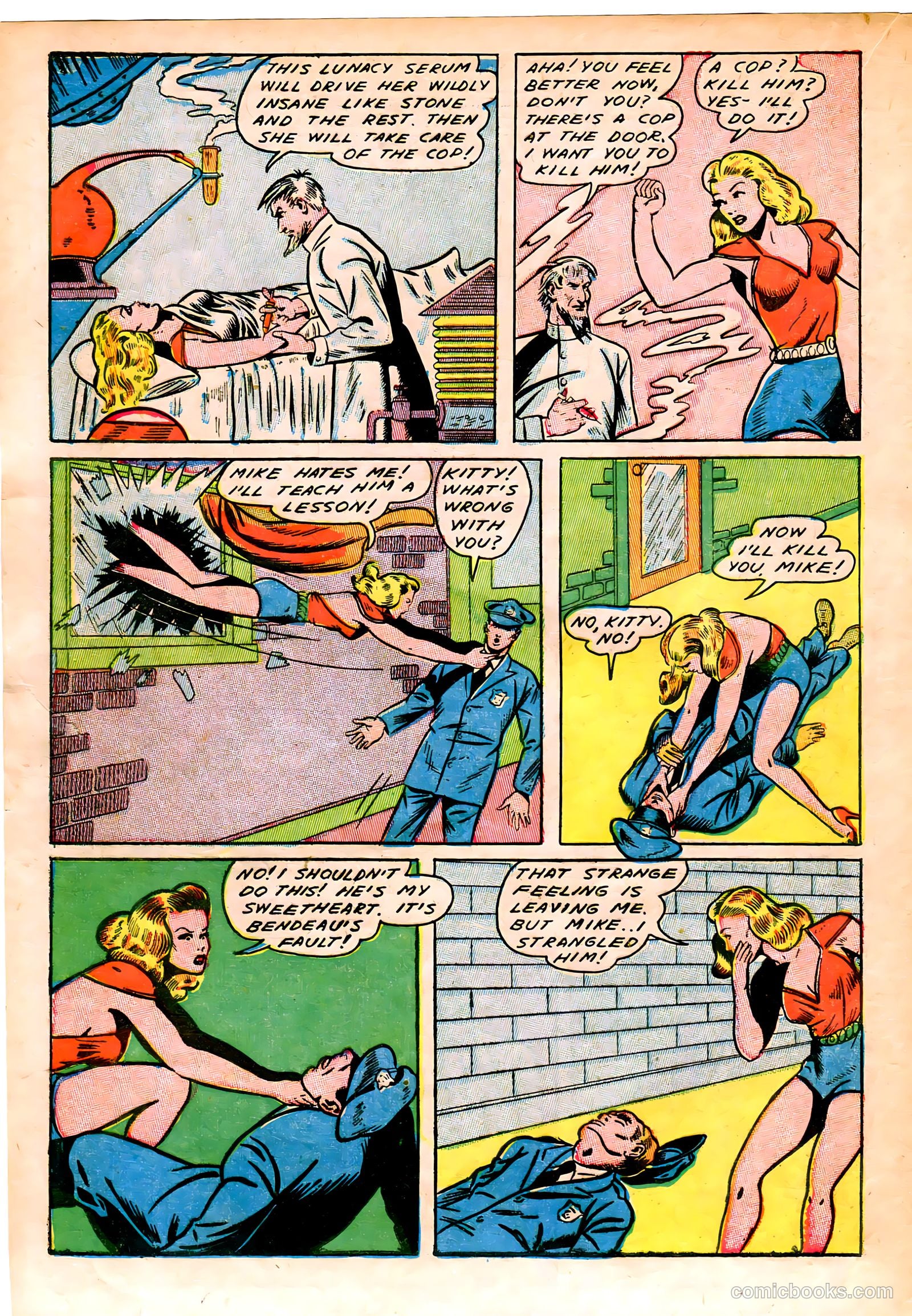 Captain Flight Comics #8 (1945) — page 34 of 52