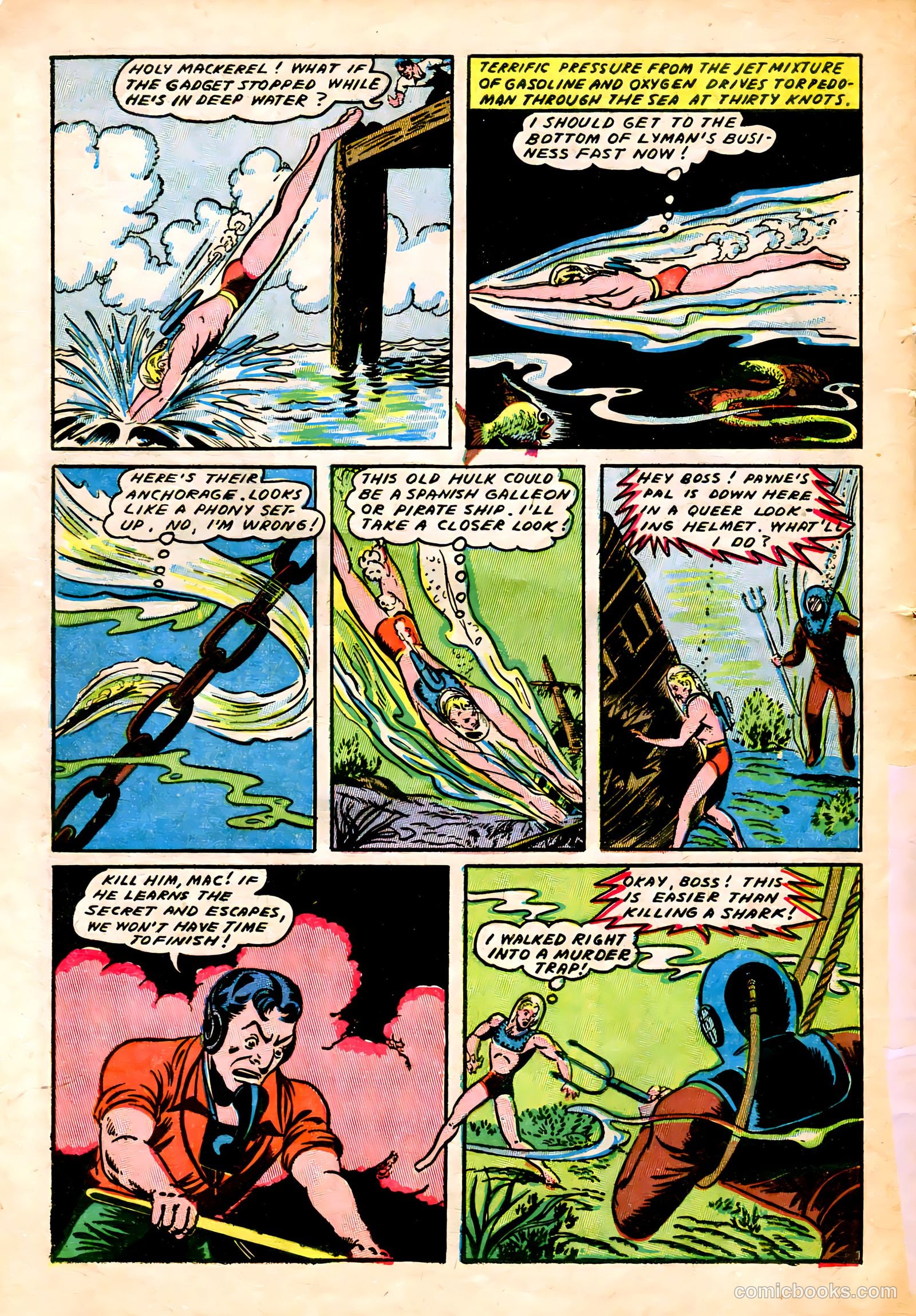 Captain Flight Comics #8 (1945) — page 40 of 52