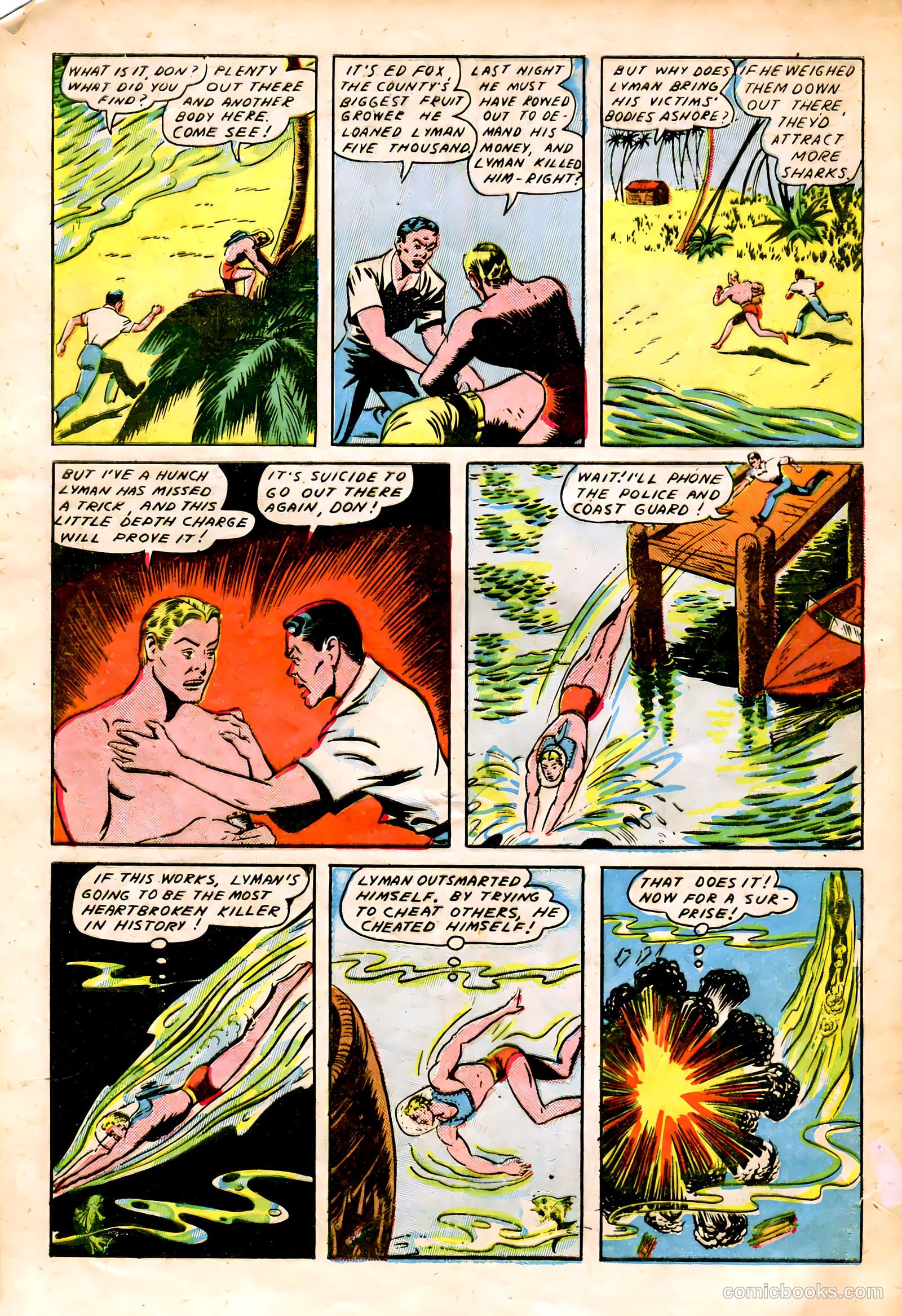 Captain Flight Comics #8 (1945) — page 42 of 52