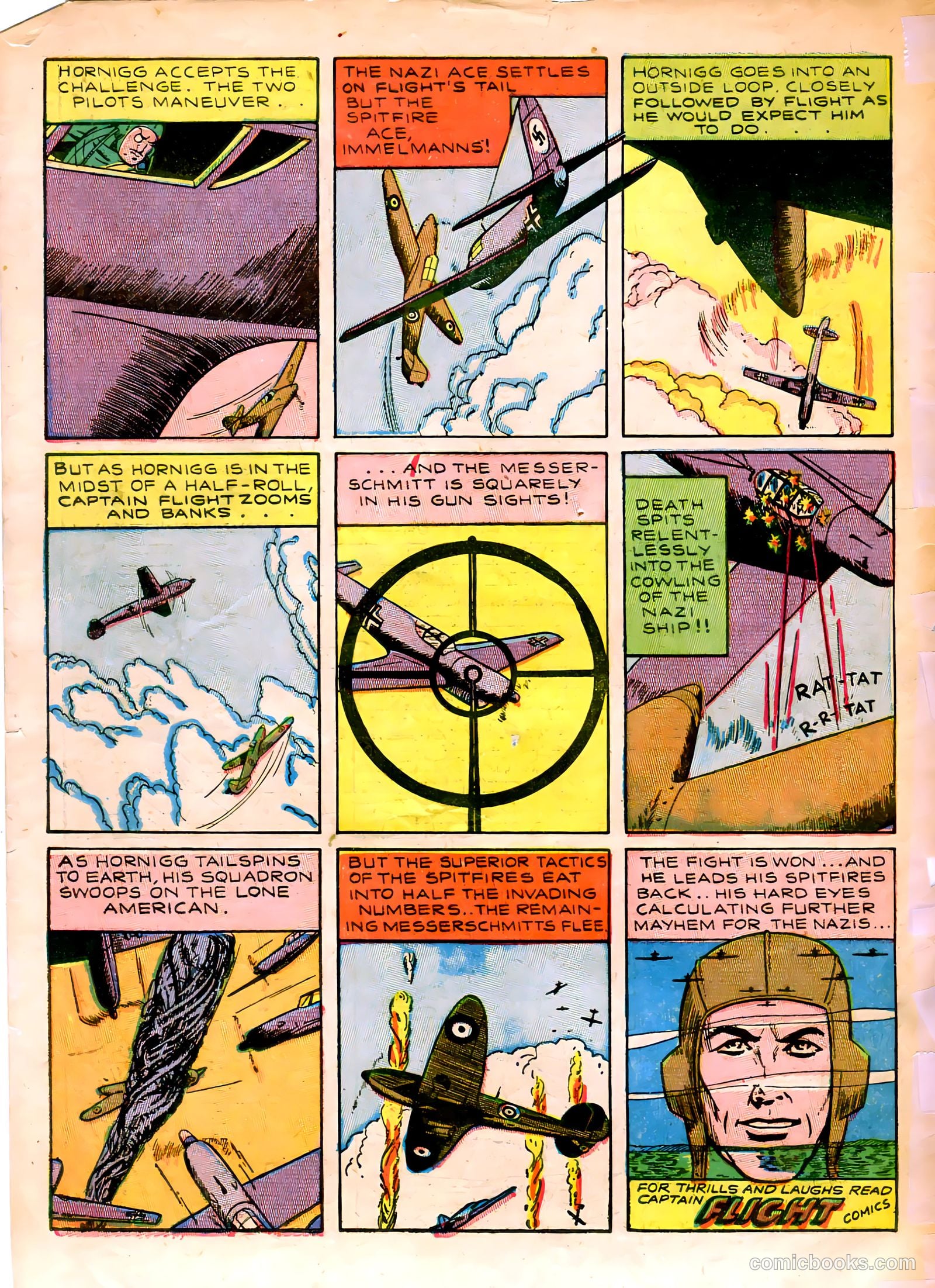 Captain Flight Comics #8 (1945) — page 50 of 52