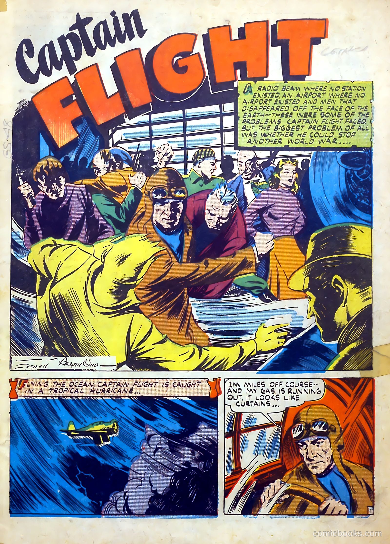 Captain Flight Comics #9 (1945) — page 2 of 49