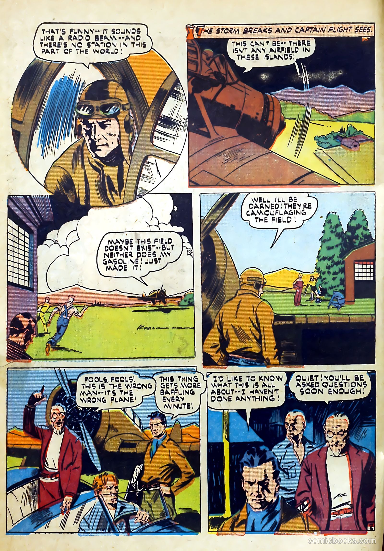 Captain Flight Comics #9 (1945) — page 3 of 49