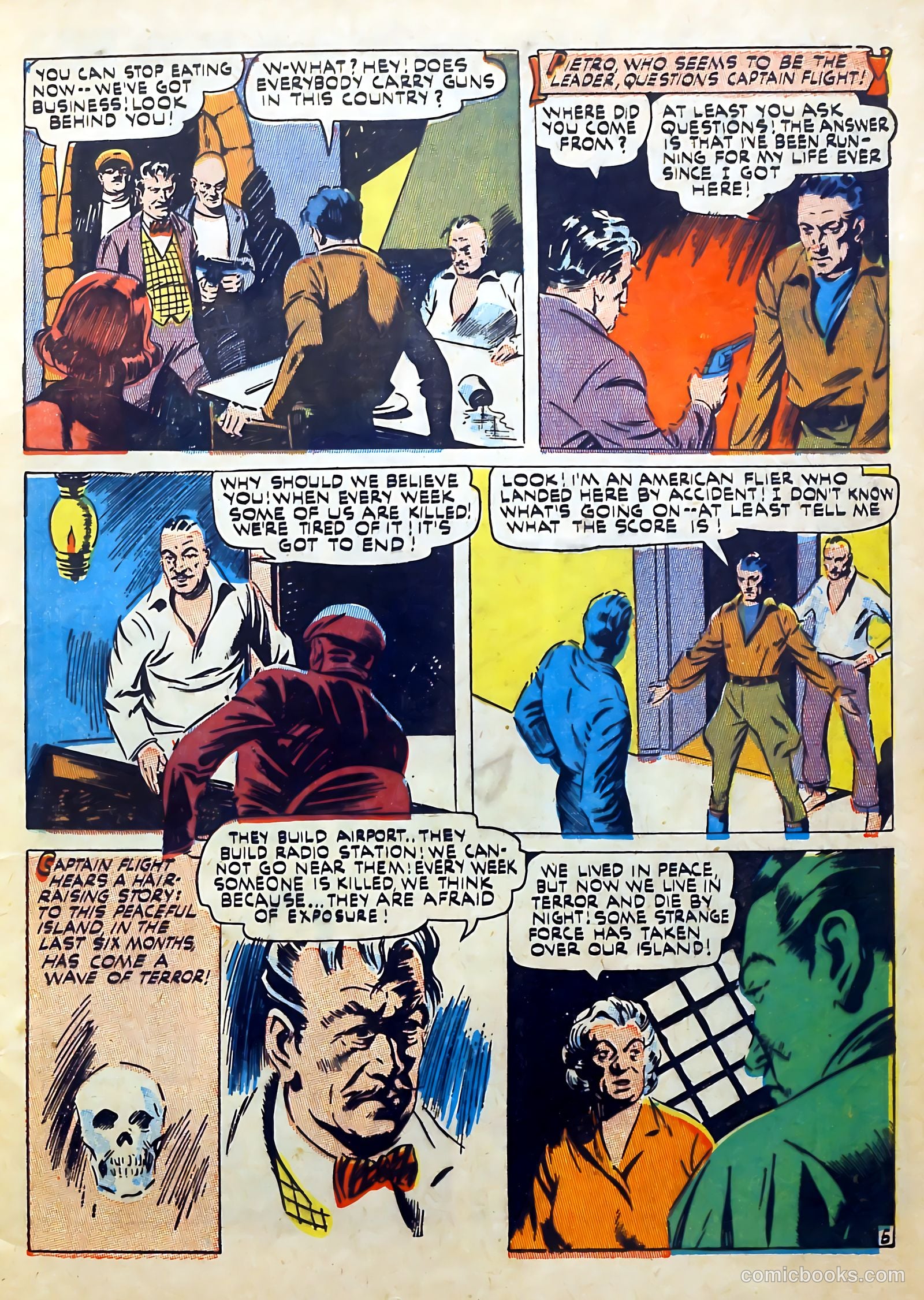 Captain Flight Comics #9 (1945) — page 6 of 49