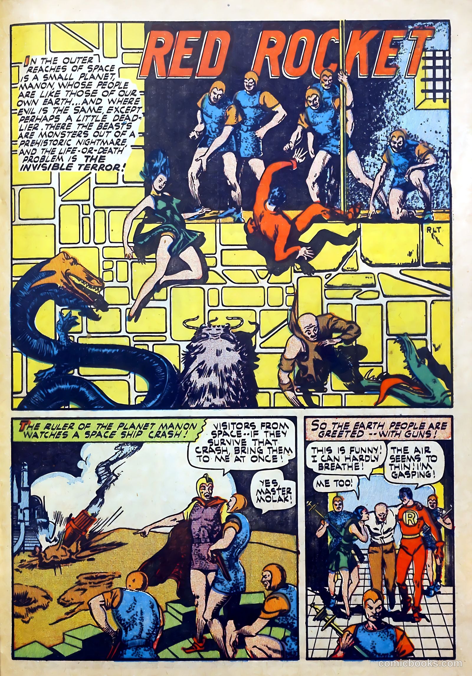 Captain Flight Comics #9 (1945) — page 36 of 49