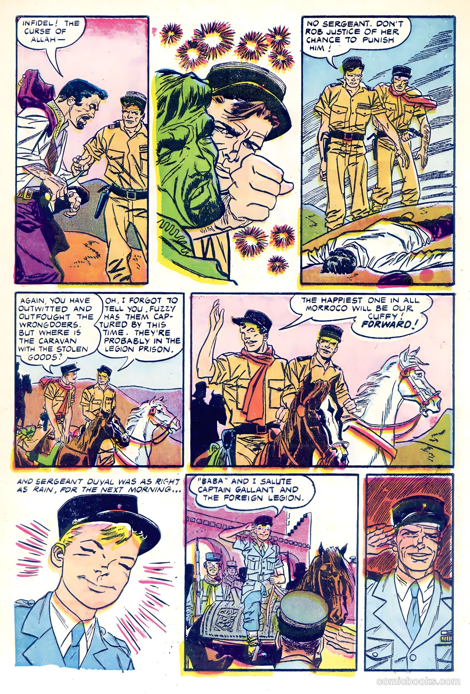 Captain Gallant #1 (1955) — page 33 of 36