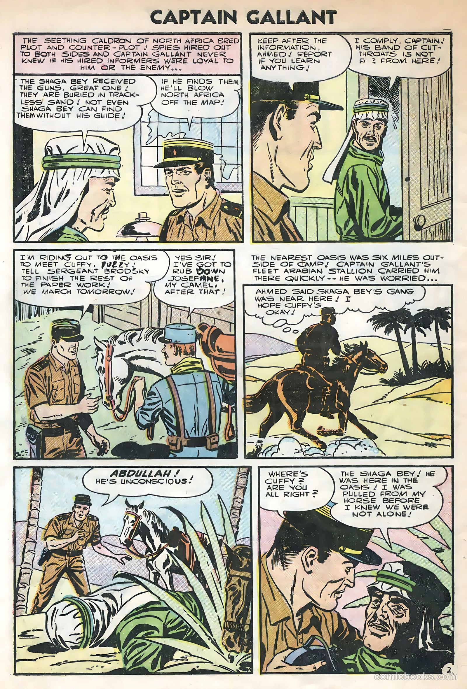 Captain Gallant #2 (1955) — page 4 of 36