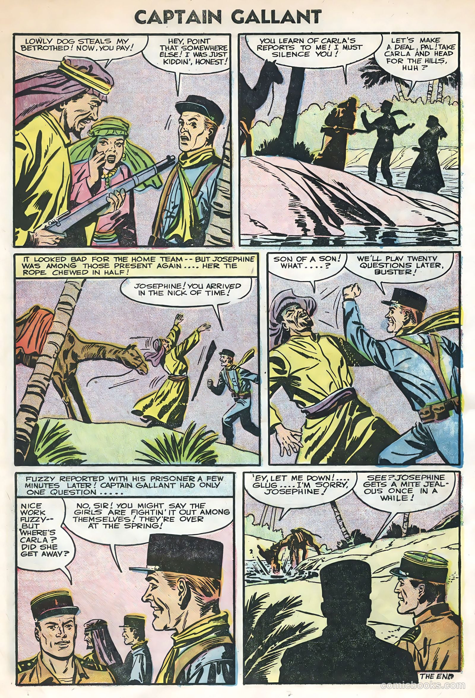 Captain Gallant #2 (1955) — page 23 of 36