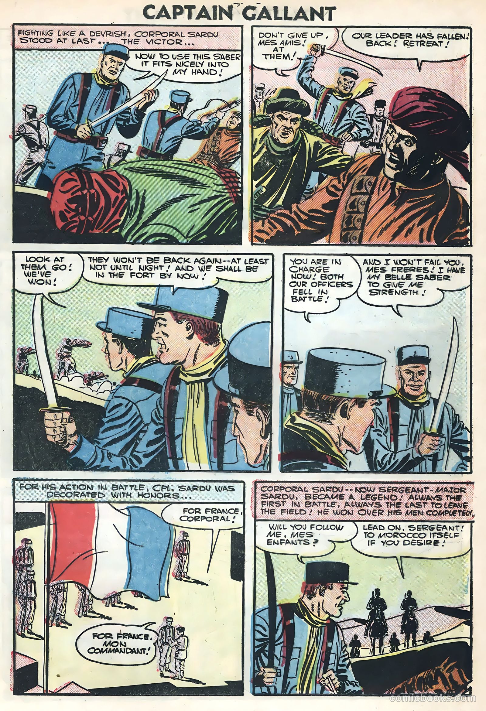 Captain Gallant #3 (1956) — page 21 of 36