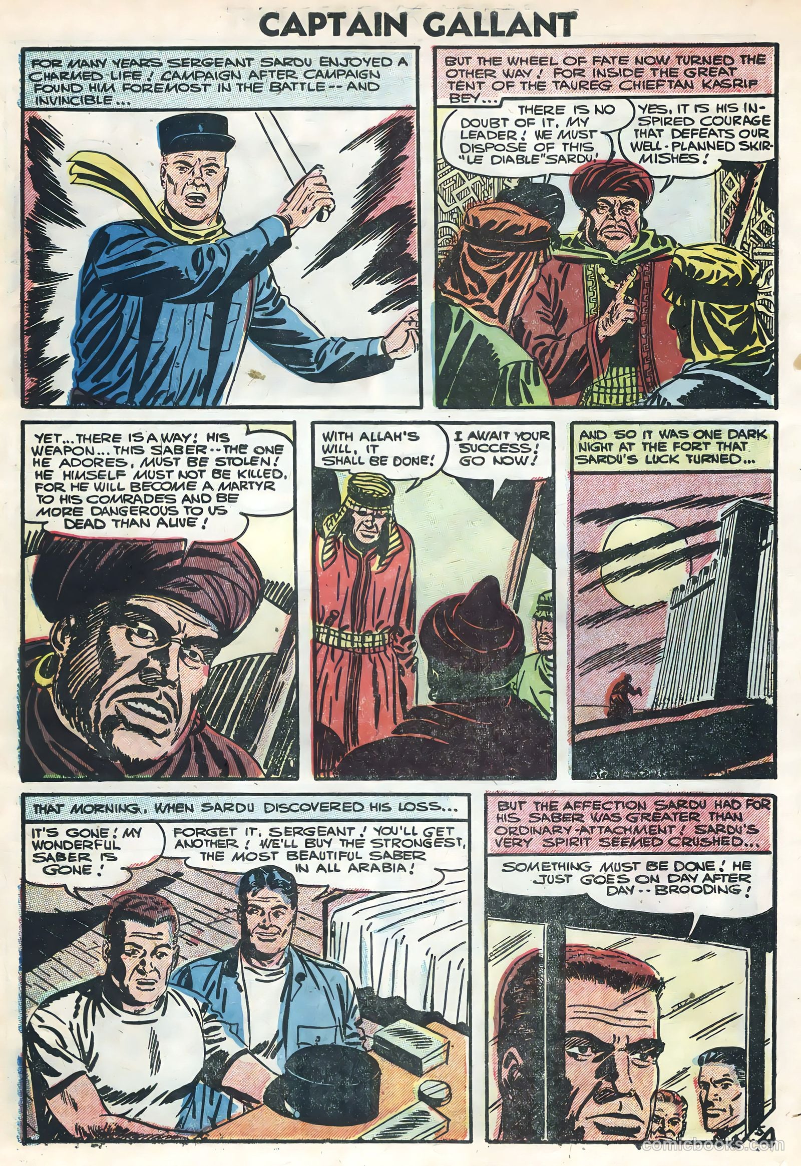 Captain Gallant #3 (1956) — page 22 of 36