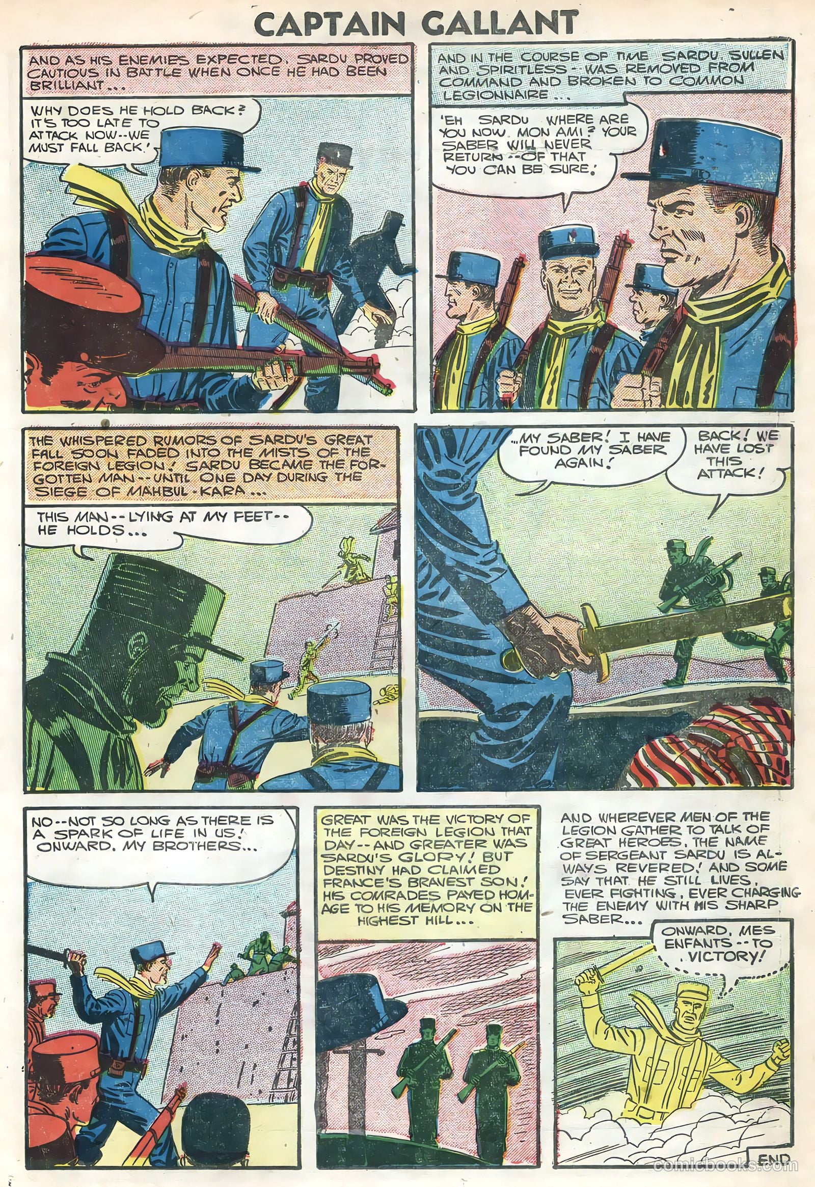 Captain Gallant #3 (1956) — page 23 of 36