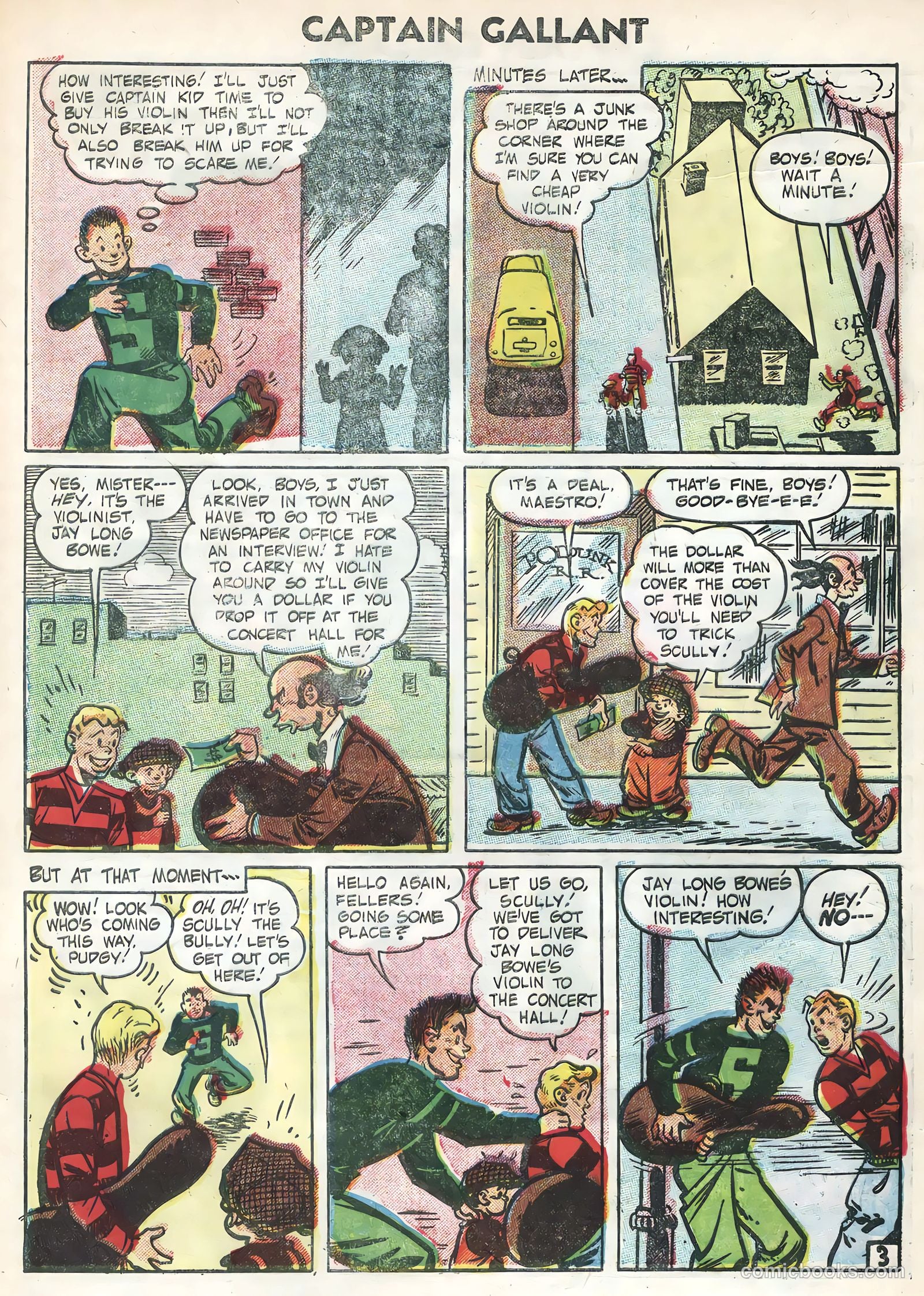 Captain Gallant #3 (1956) — page 33 of 36