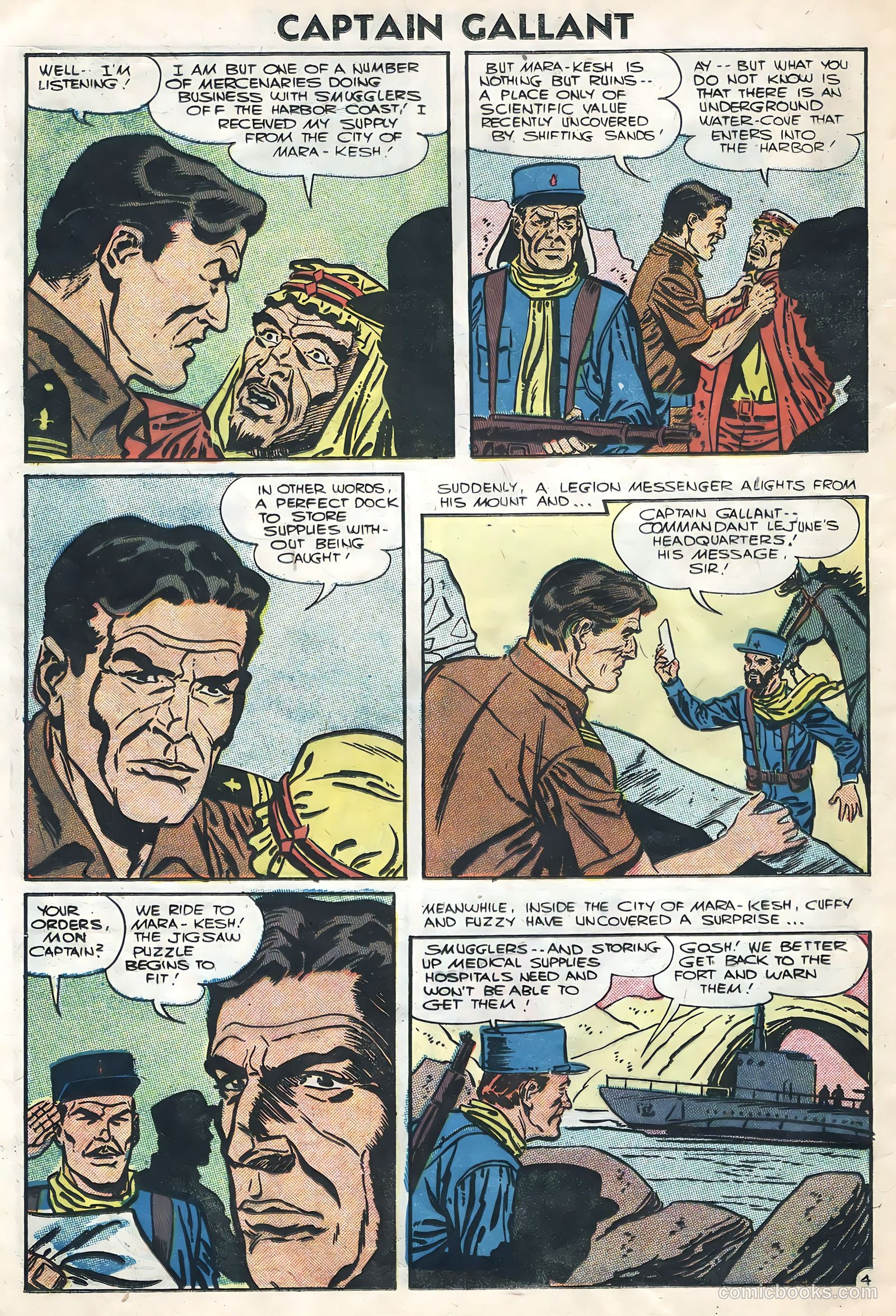 Captain Gallant #4 (1956) — page 16 of 36