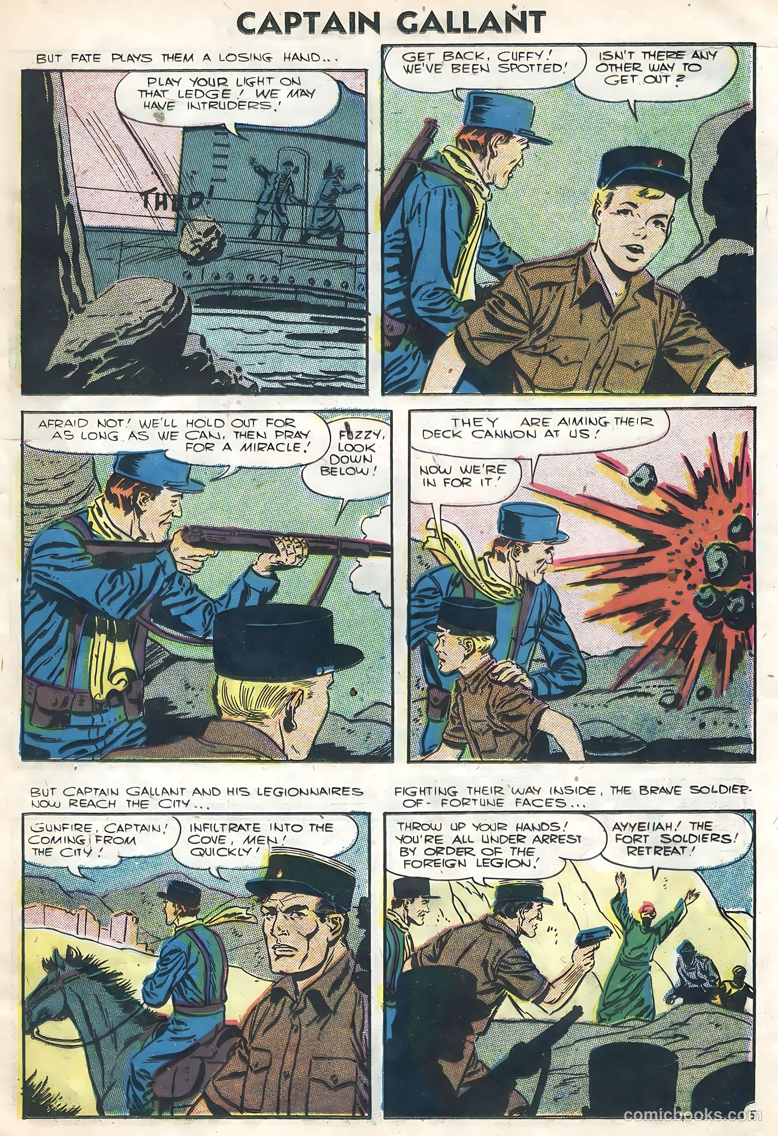 Captain Gallant #4 (1956) — page 17 of 36