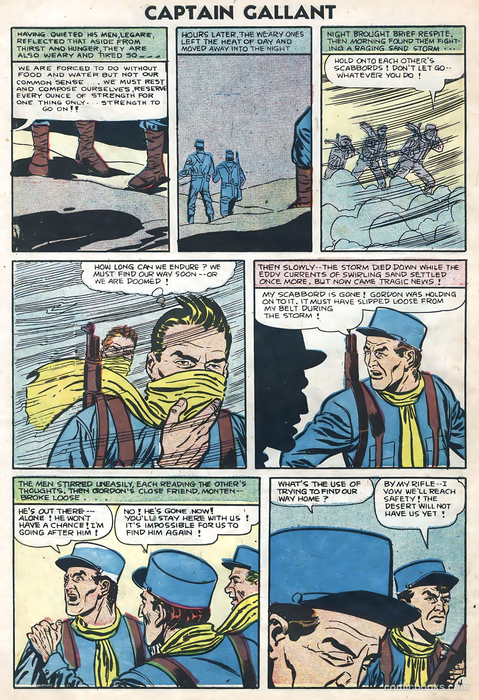 Captain Gallant #4 (1956) — page 30 of 36