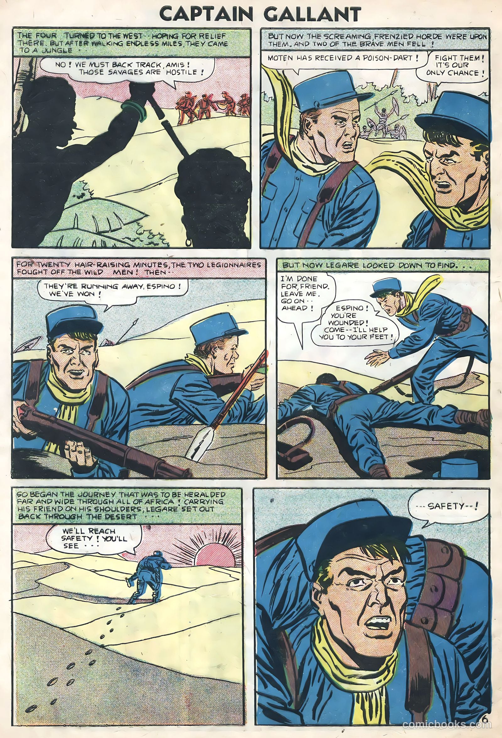 Captain Gallant #4 (1956) — page 32 of 36