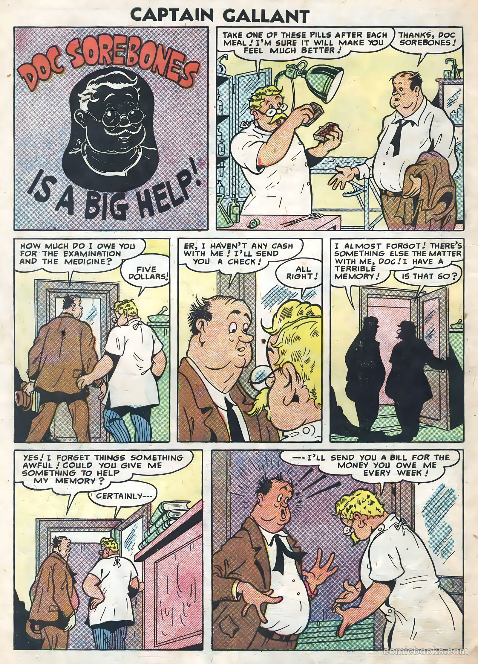 Captain Gallant #4 (1956) — page 34 of 36