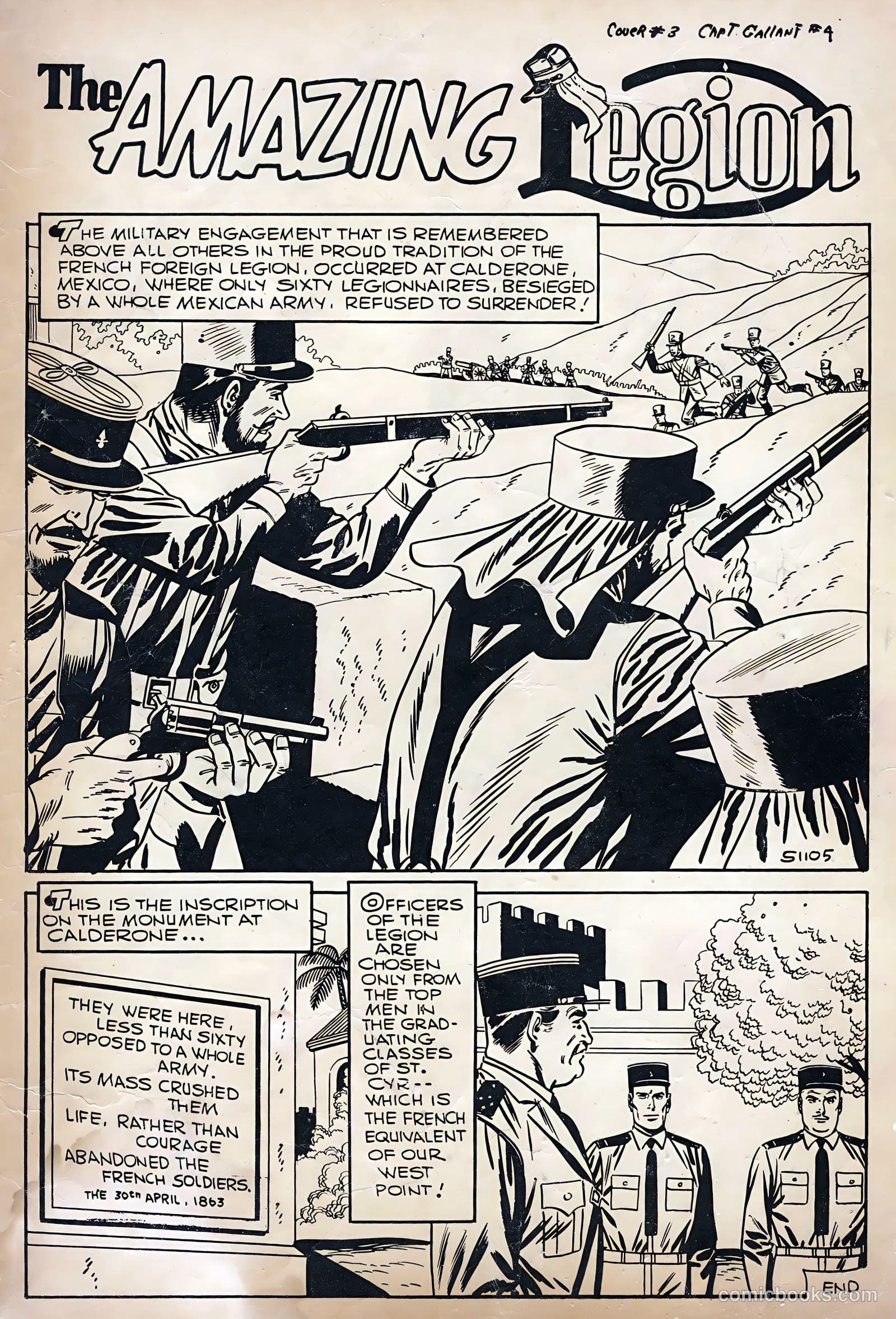 Captain Gallant #4 (1956) — page 35 of 36