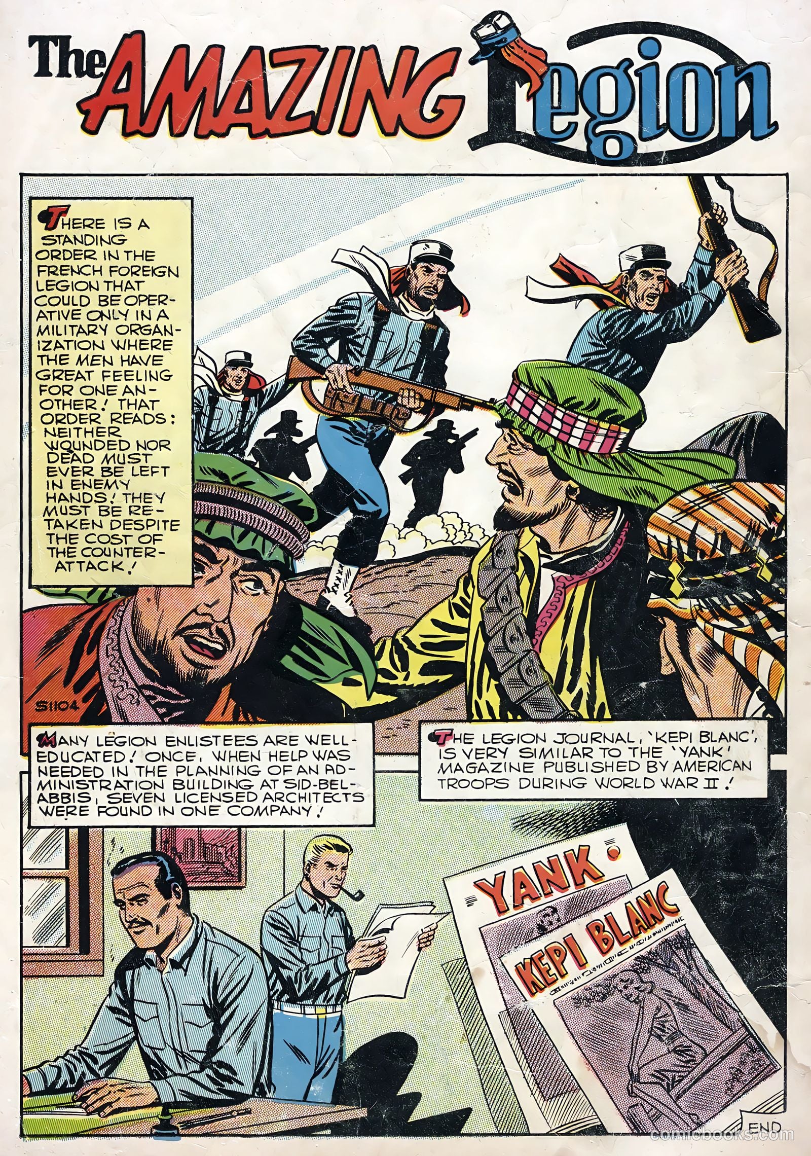 Captain Gallant #4 (1956) — page 36 of 36
