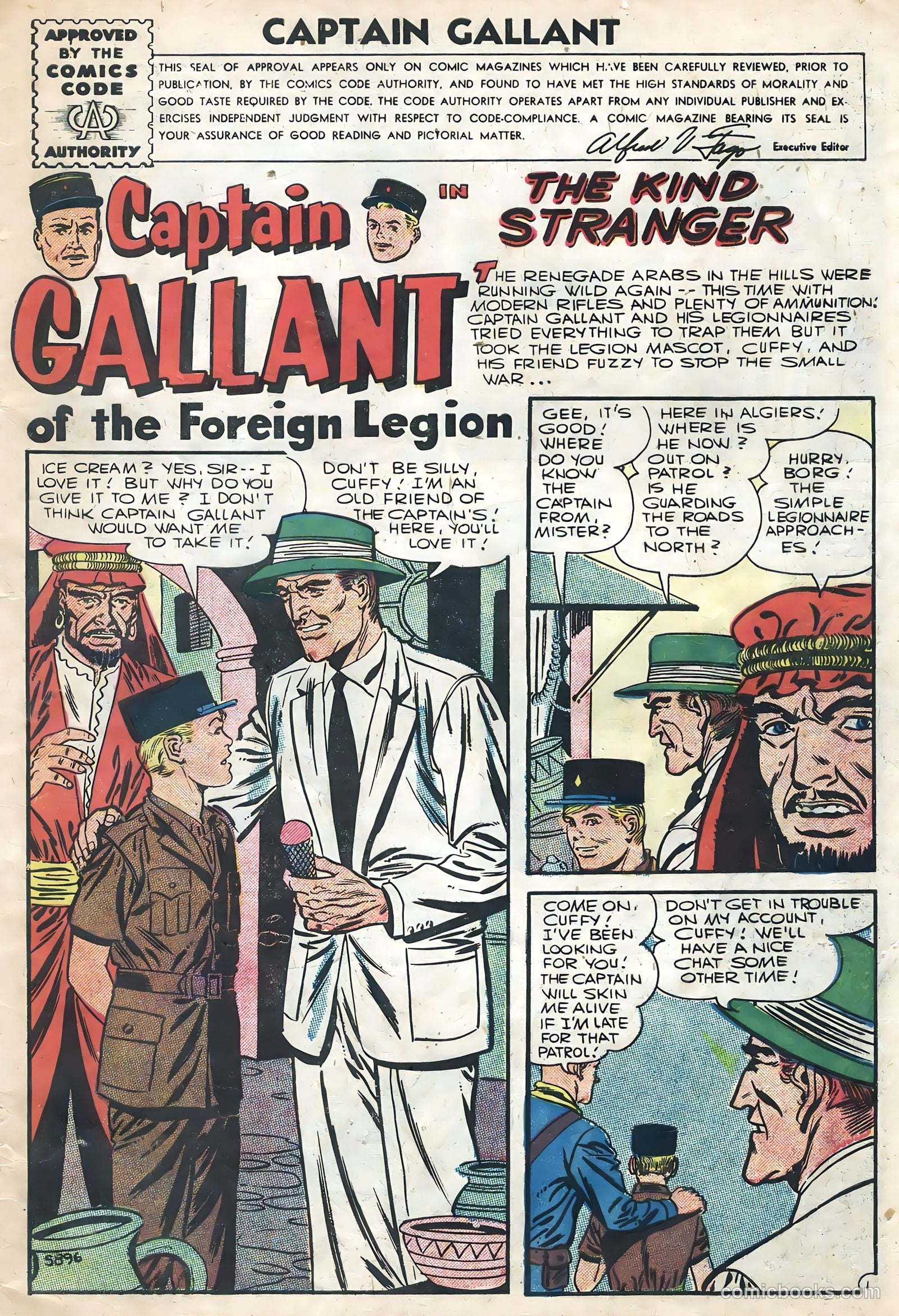 Captain Gallant #4 (1956) — page 3 of 36