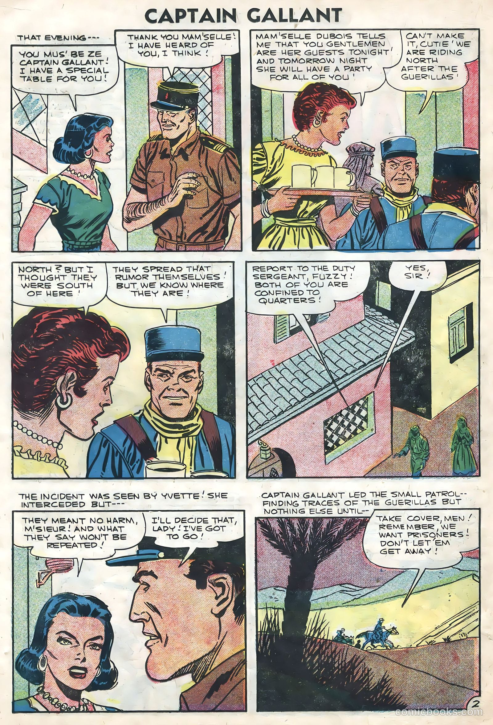 Captain Gallant #4 (1956) — page 22 of 36
