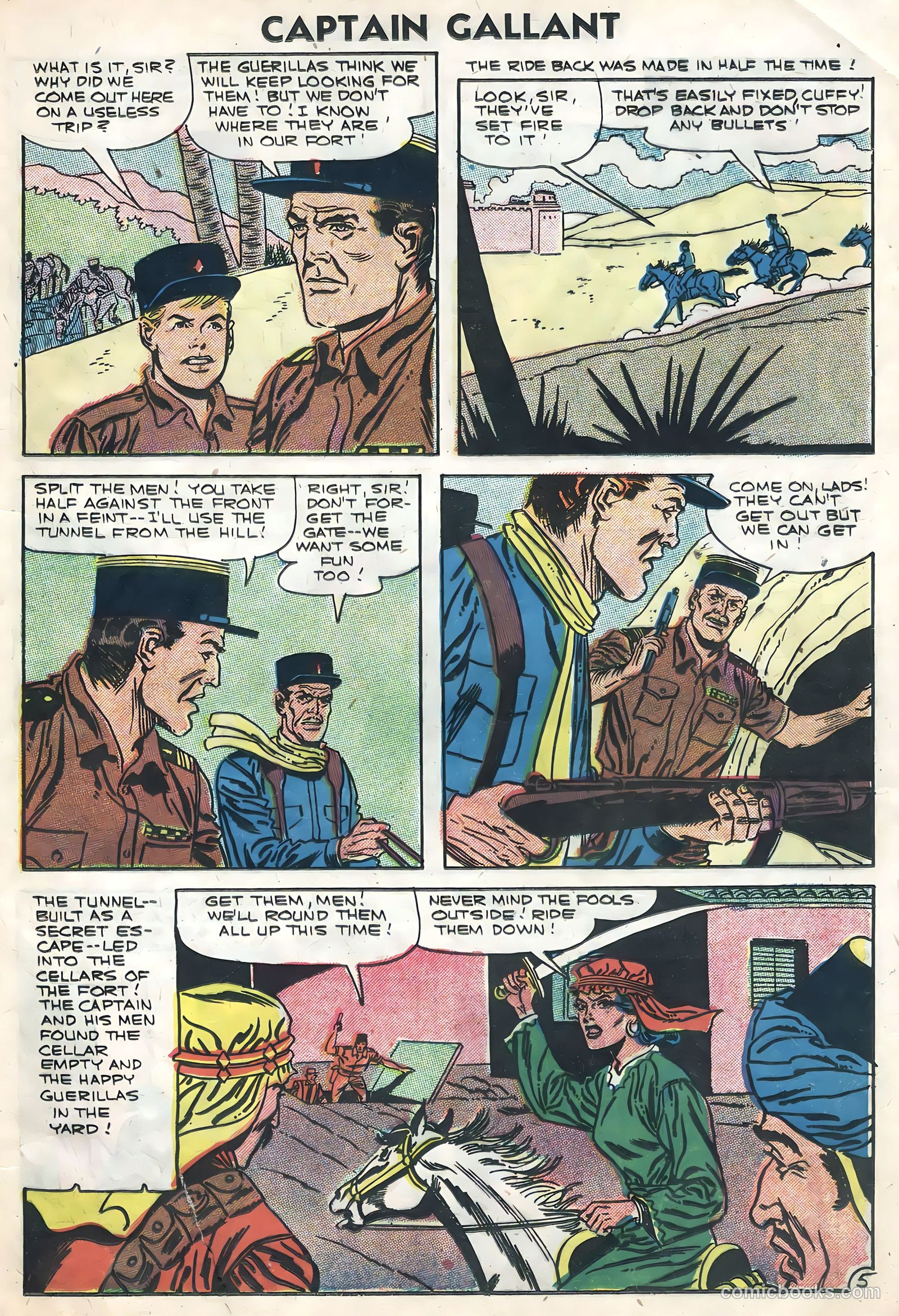 Captain Gallant #4 (1956) — page 25 of 36