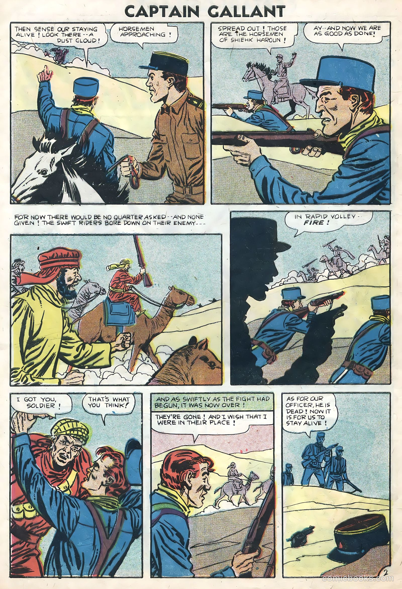 Captain Gallant #4 (1956) — page 28 of 36