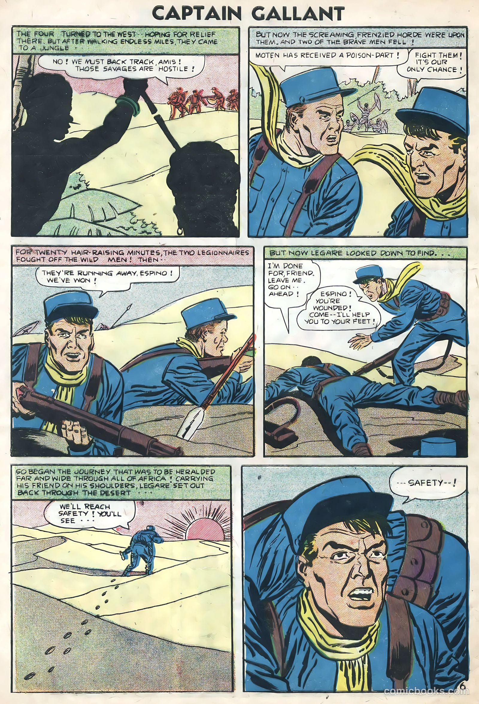 Captain Gallant #4 (1956) — page 32 of 36