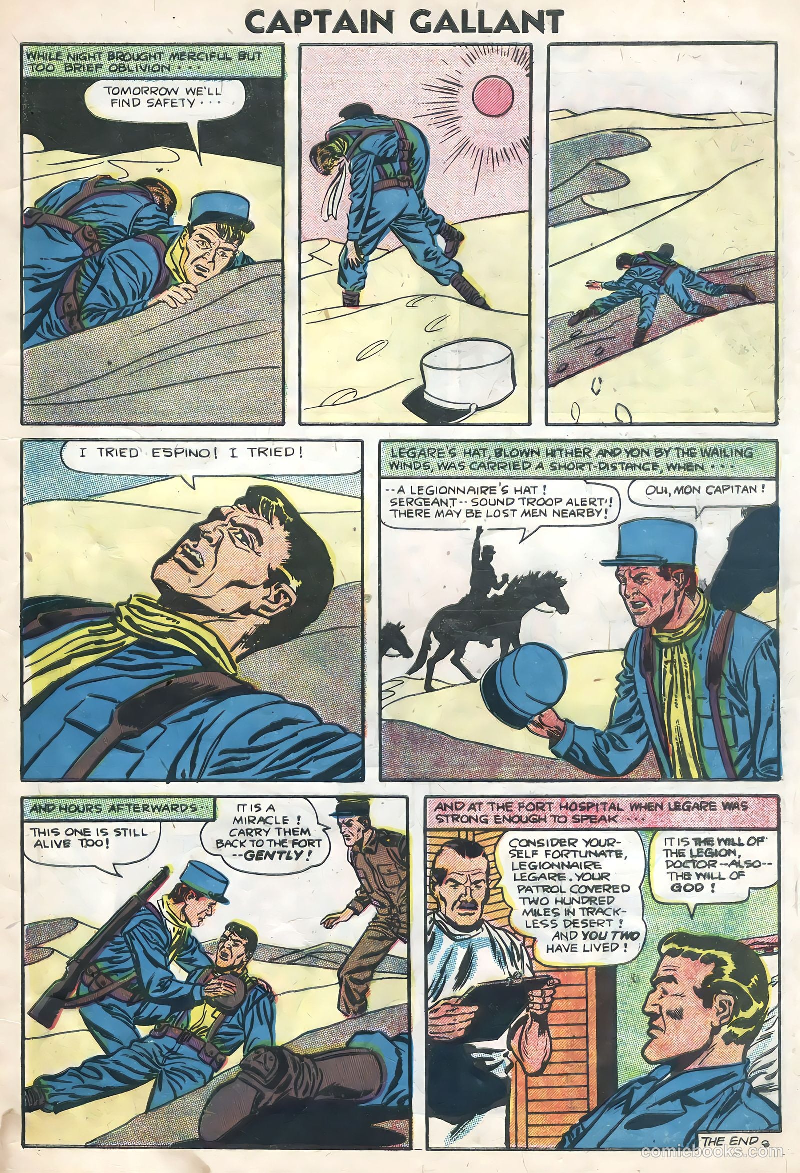 Captain Gallant #4 (1956) — page 33 of 36