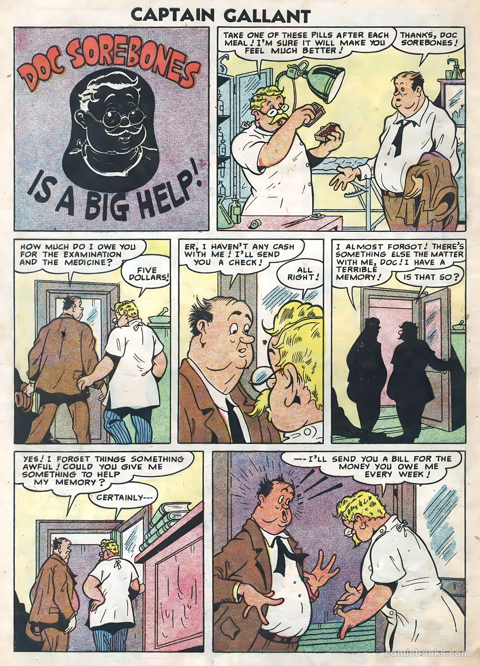 Captain Gallant #4 (1956) — page 34 of 36