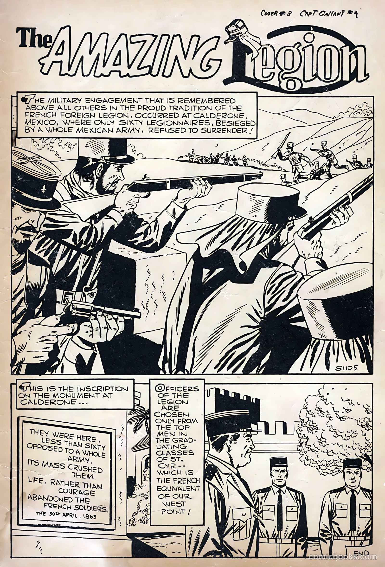 Captain Gallant #4 (1956) — page 35 of 36