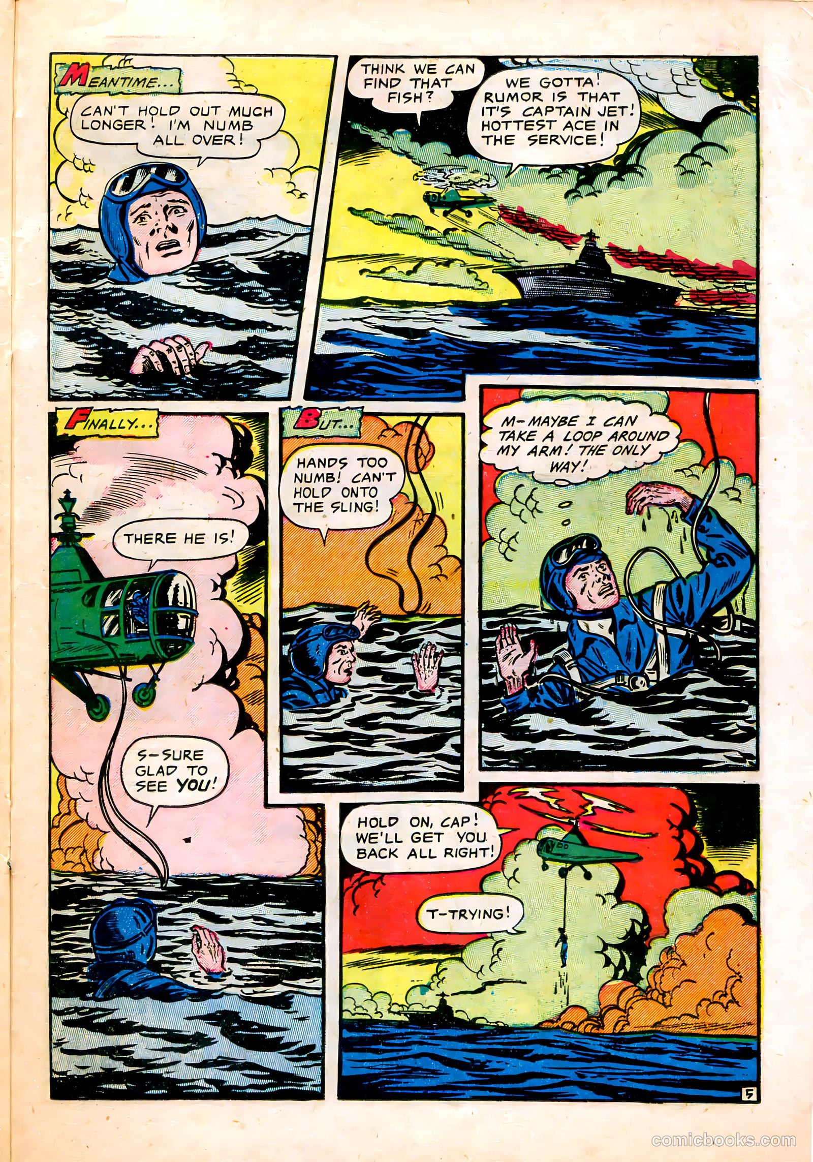 Captain Jet #5 (1953) — page 23 of 36