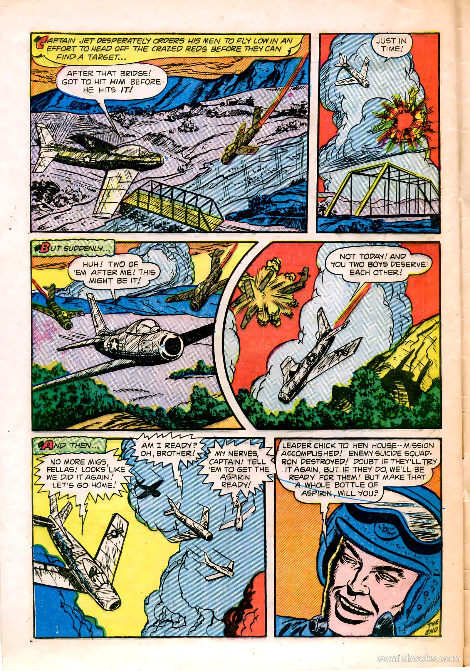 Captain Jet #5 (1953) — page 32 of 36