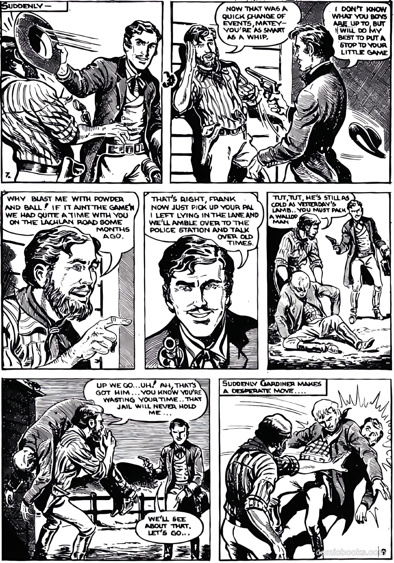 Captain Justice #5 (1950) — page 28 of 28