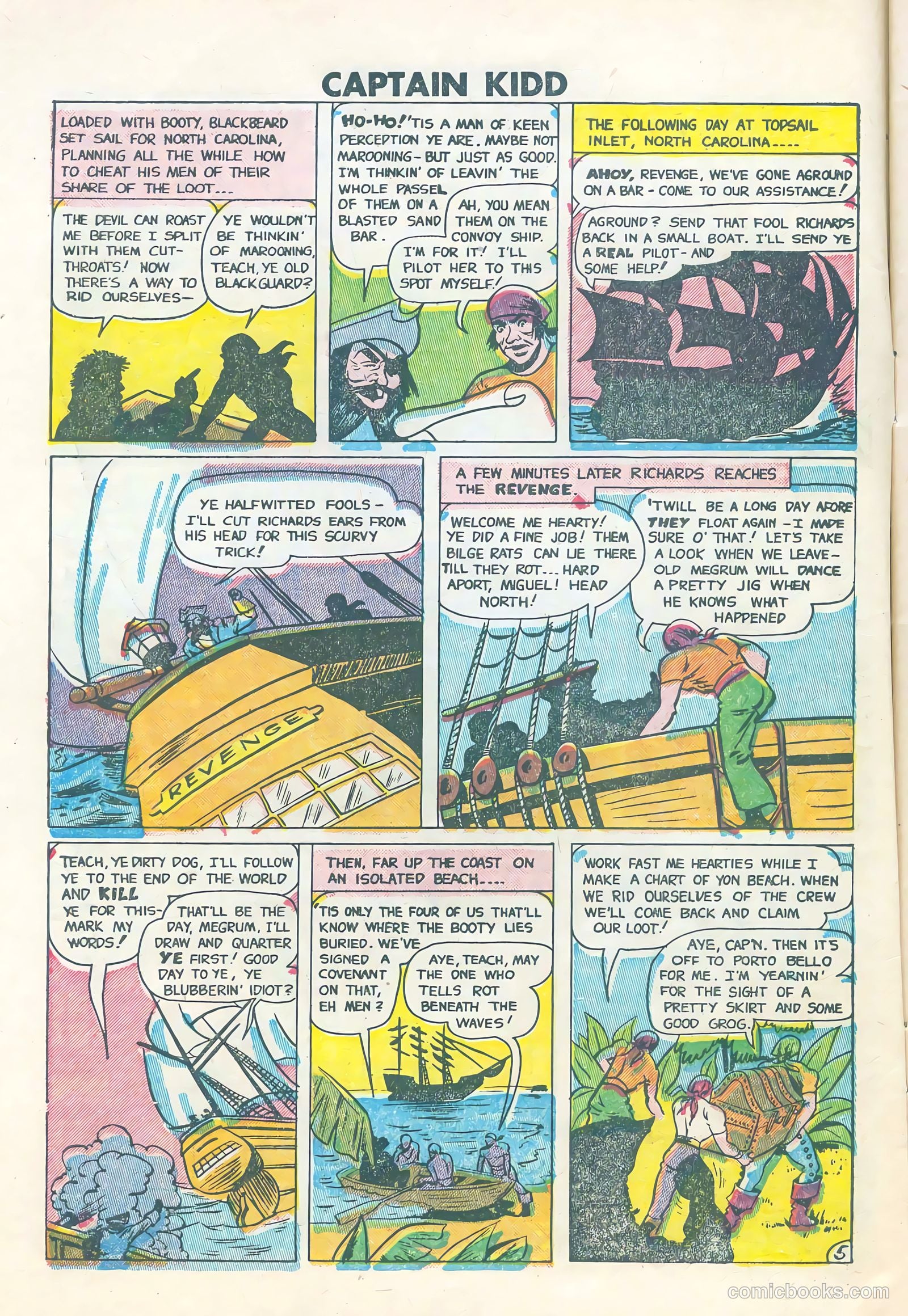 Captain Kidd #24 (1949) — page 6 of 36
