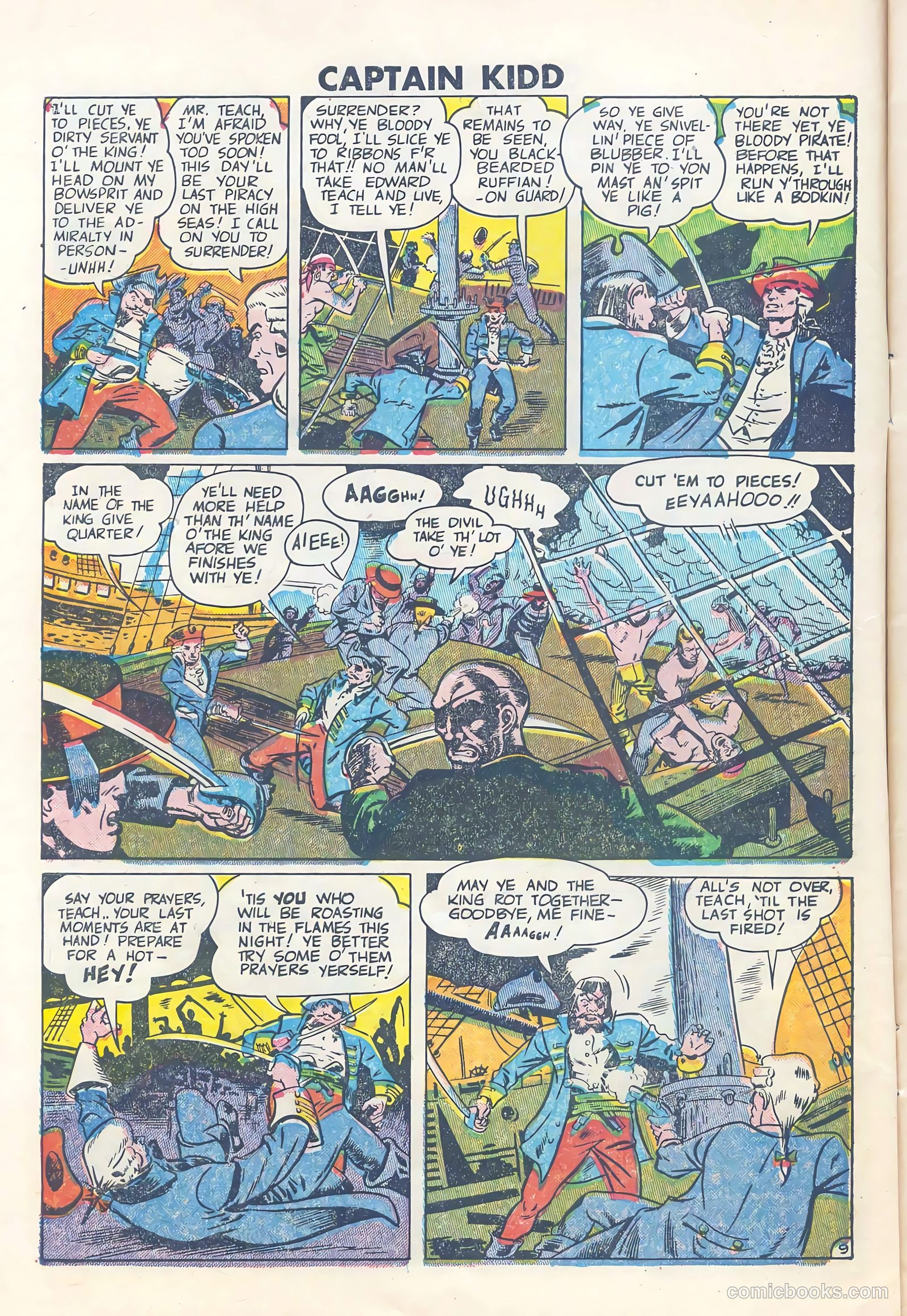 Captain Kidd #24 (1949) — page 10 of 36