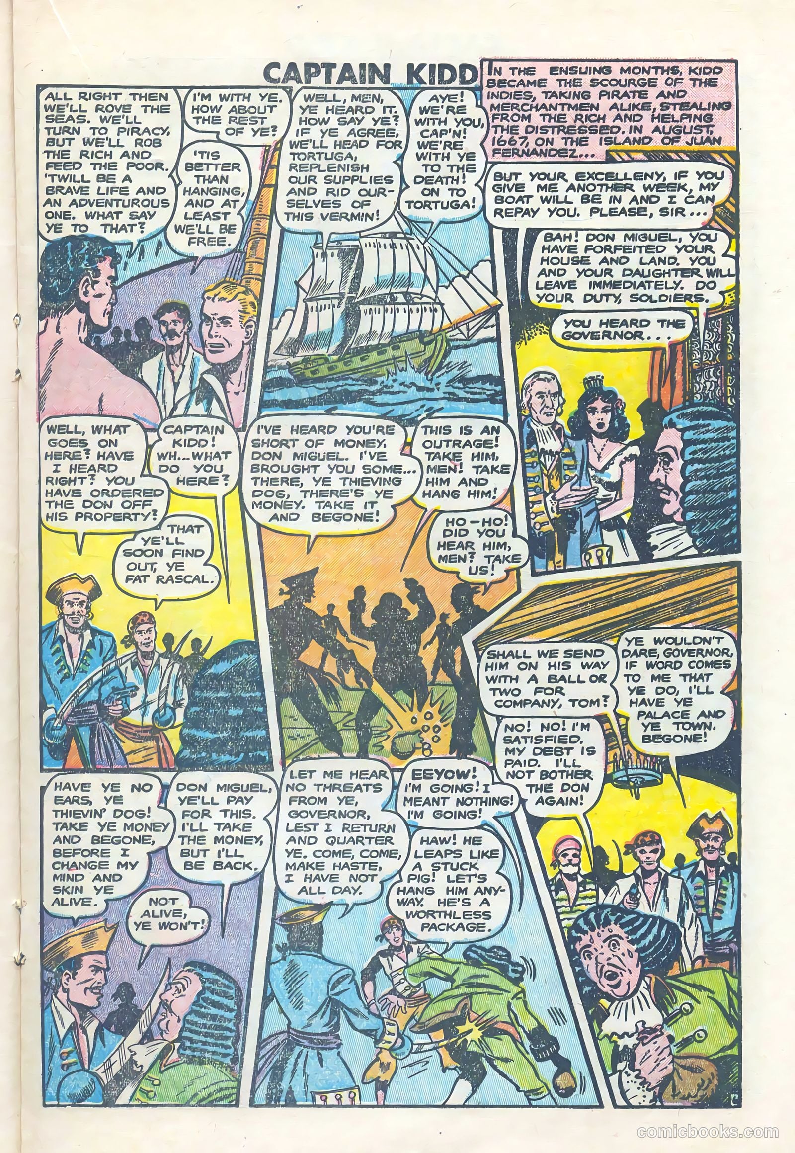Captain Kidd #24 (1949) — page 17 of 36