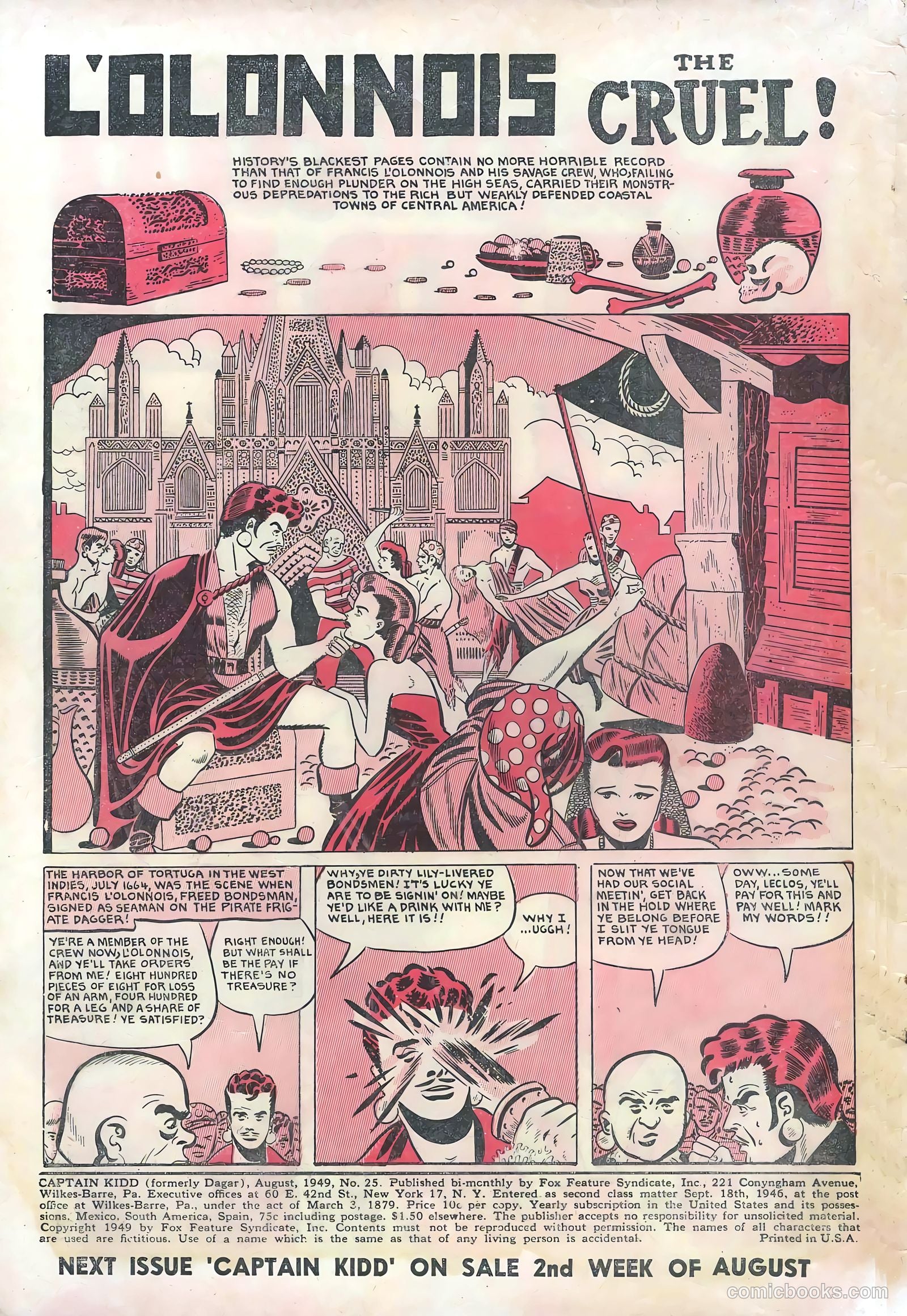 Captain Kidd #25 (1949) — page 2 of 36