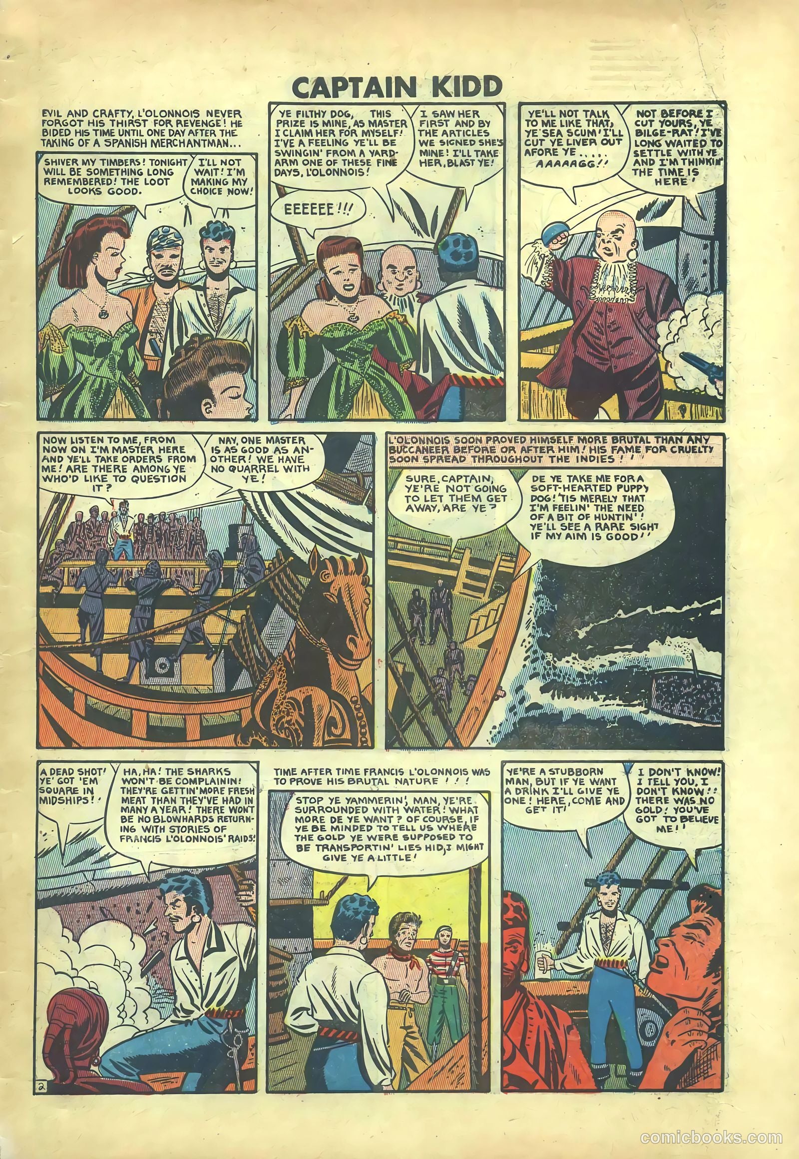 Captain Kidd #25 (1949) — page 3 of 36