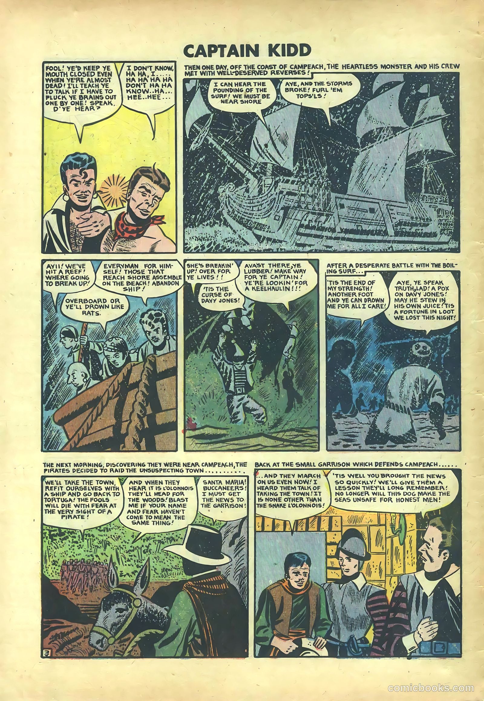 Captain Kidd #25 (1949) — page 4 of 36